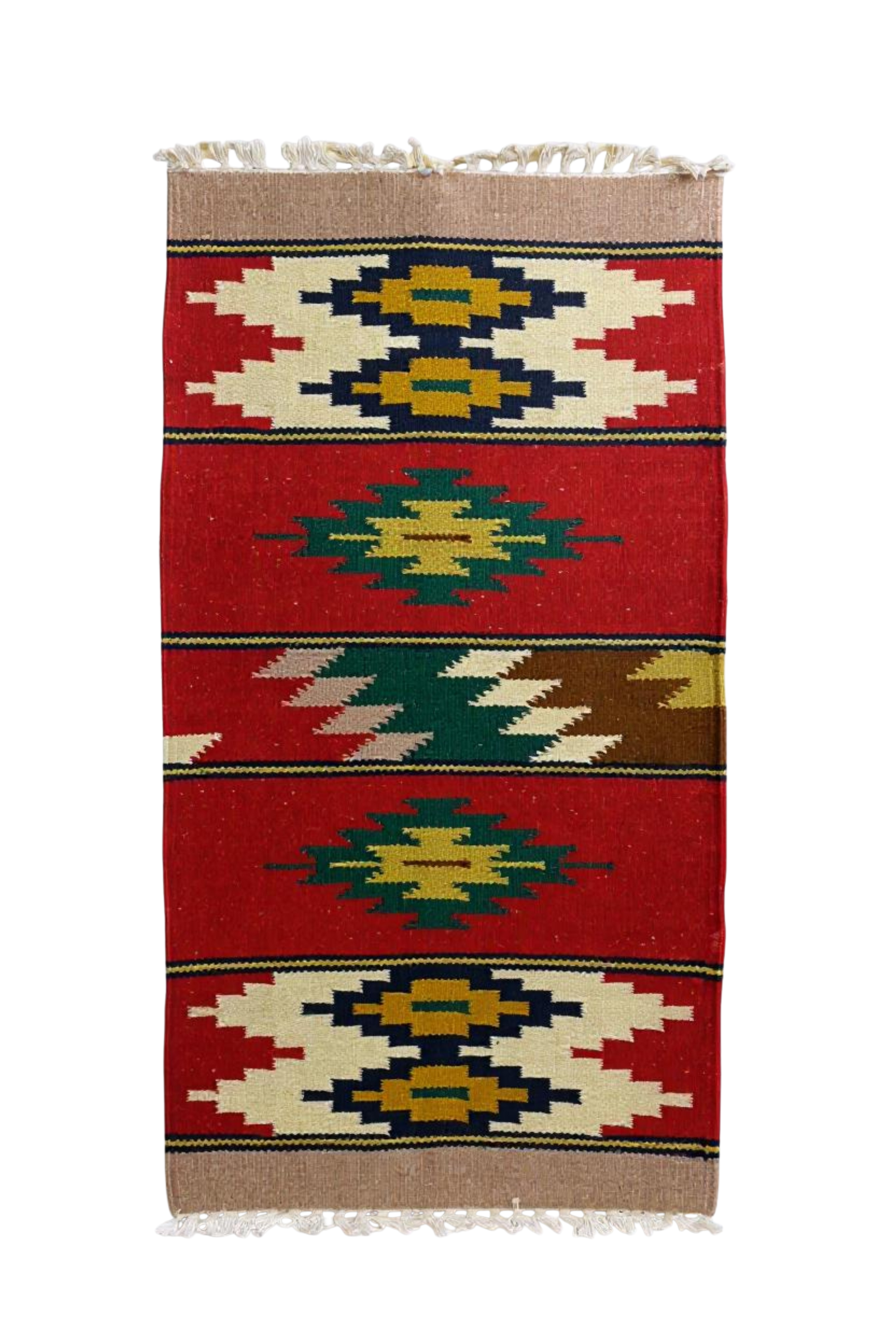 Anatolian Kilim Mini-Runner | 3'5" × 1'7" | c. 1970–90