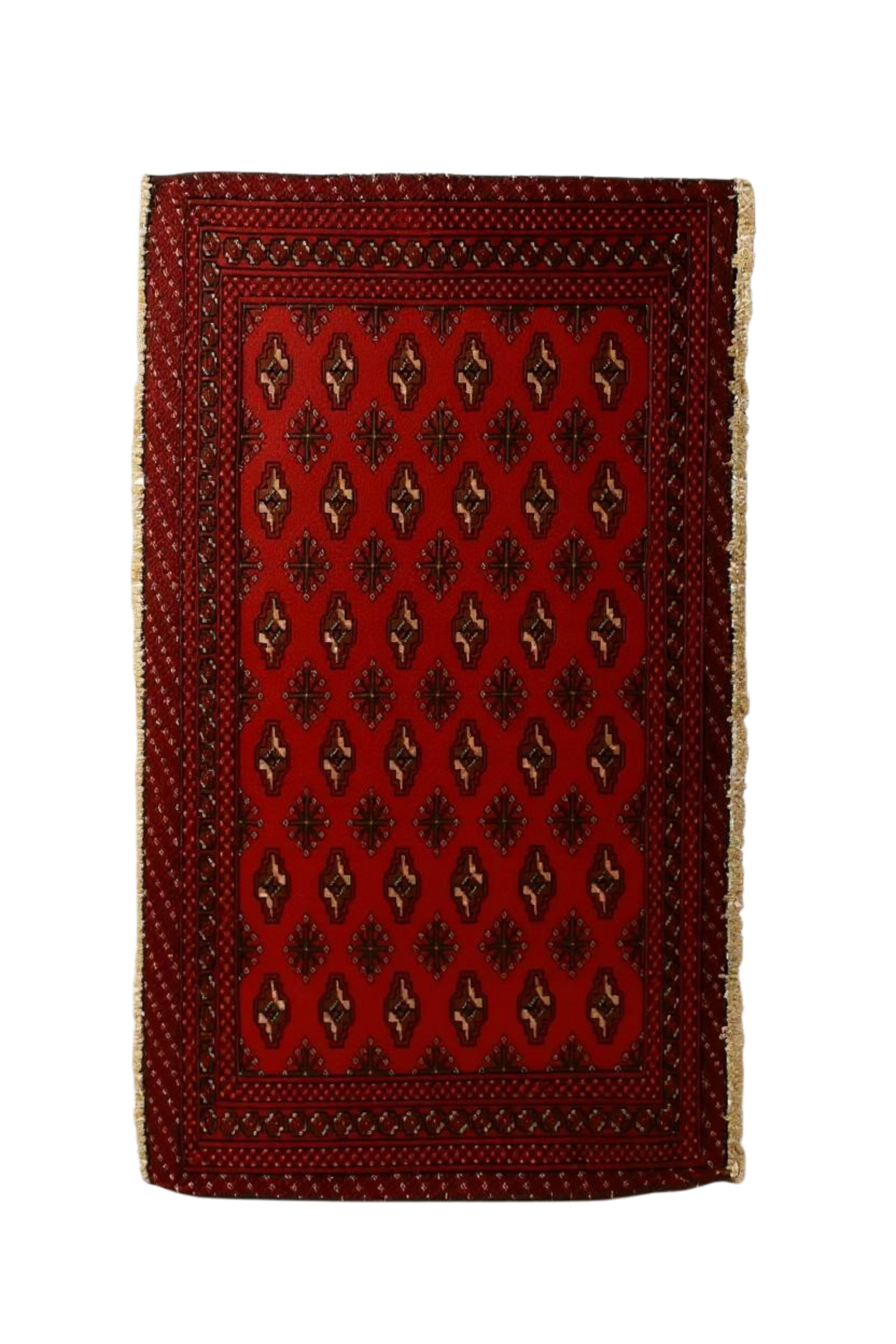 Bokhara – Turkaman Persian Rug | 1'11" × 3'11" | c. 1970s