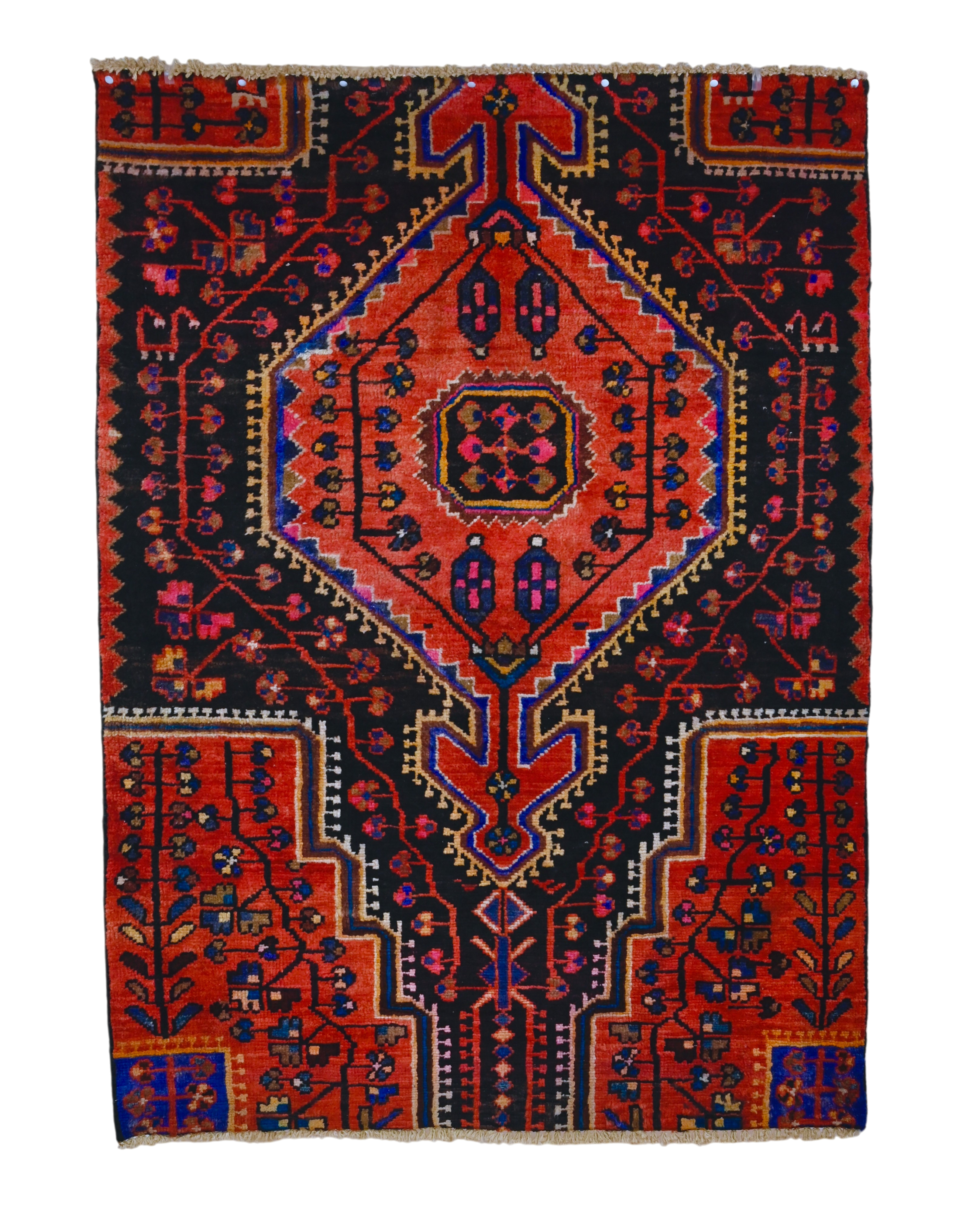 Qashqai Tribal Rug | 3'3" x 4'6" | c. 1950s