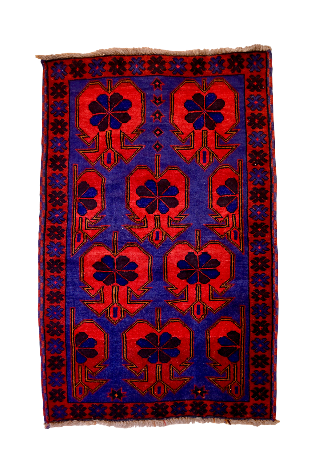 Afghan Baluch Tribal Rug | 4'8" x 2'11" | c. 1970s