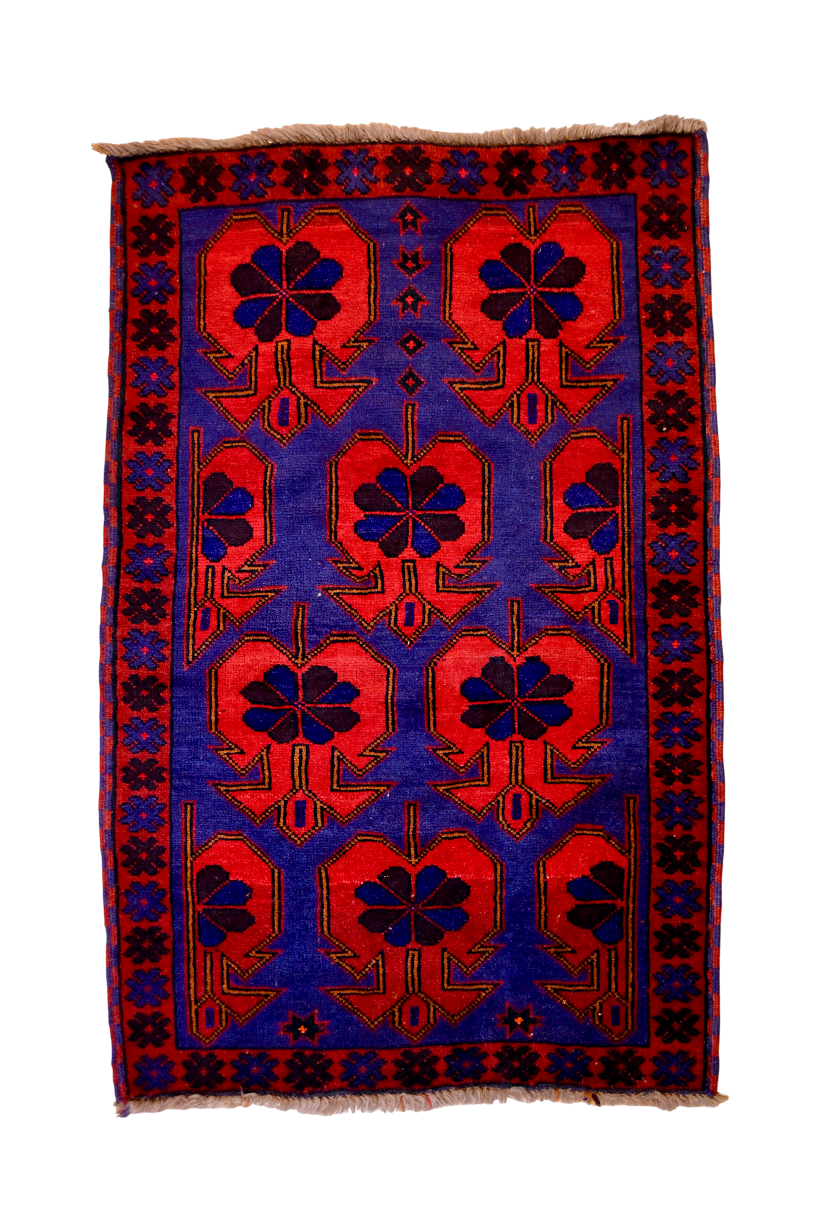 Afghan Baluch Tribal Rug | 4'8" x 2'11" | c. 1970s