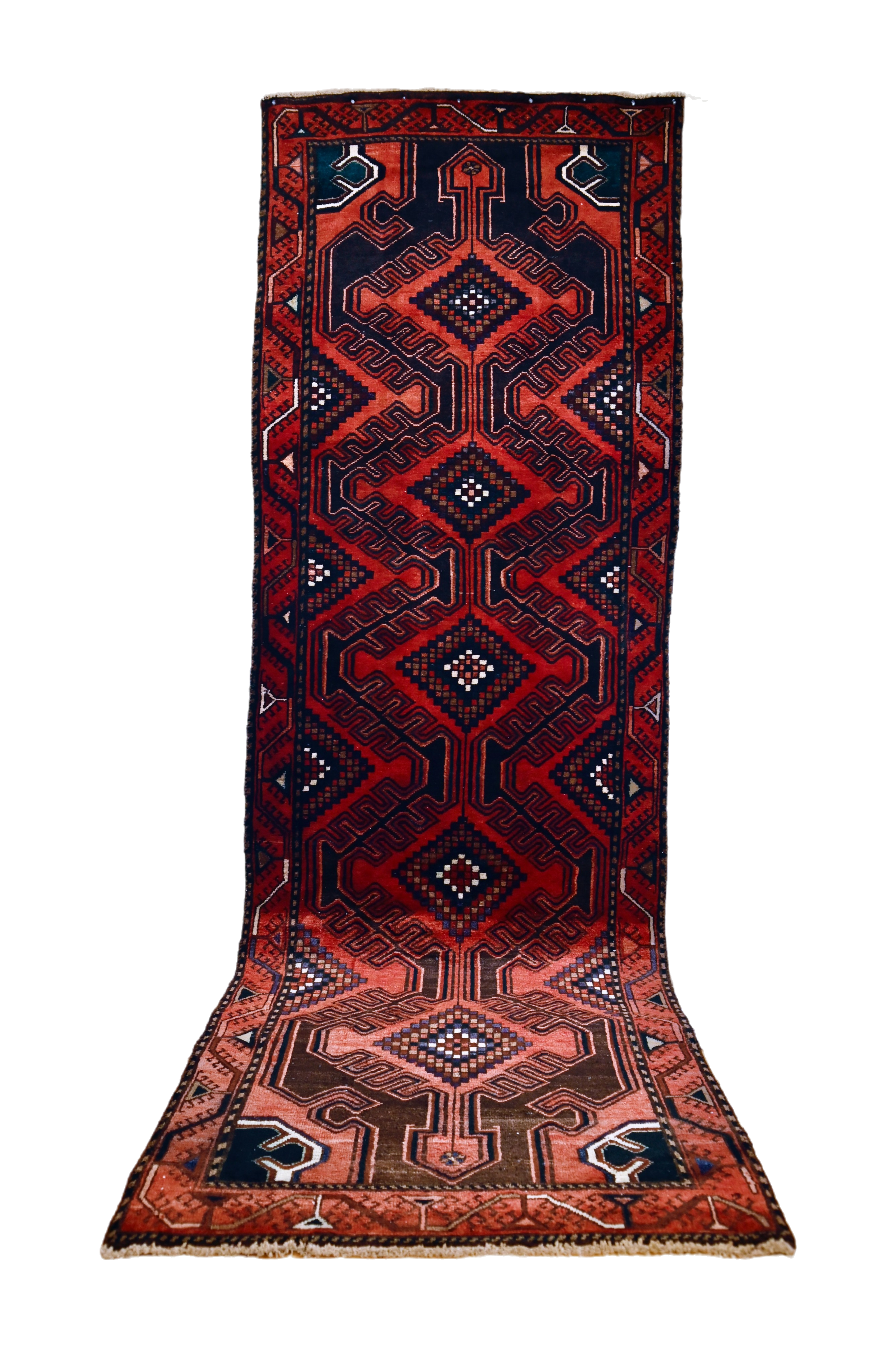 Antique Afshar Runner | 3'5" x 9'10" | c. 1920s–30s
