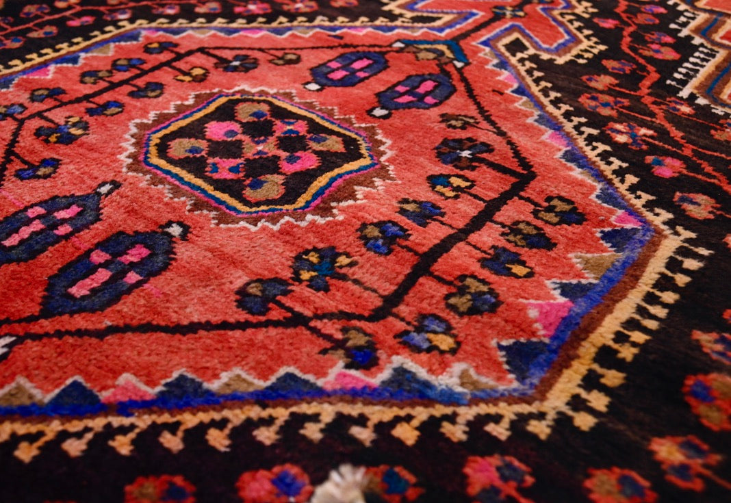 Qashqai Tribal Rug | 3'3" x 4'6" | c. 1950s