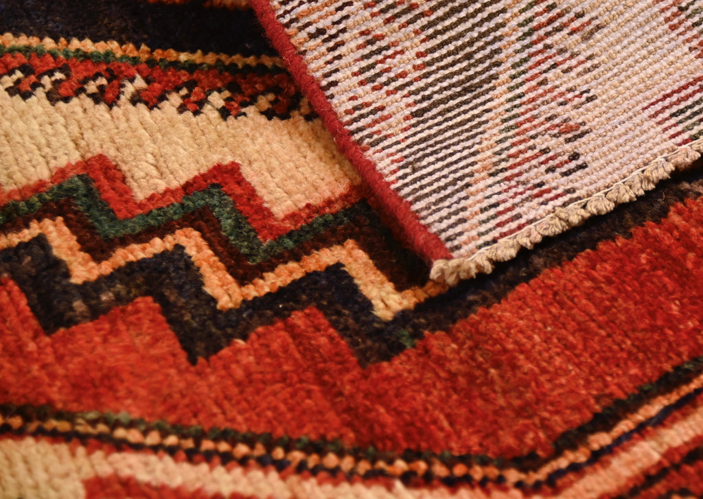 Persian Tribal Rug Segment | 4'3" x 2'2" | c. Mid-20th Century