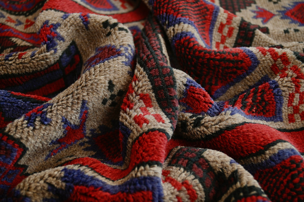 Baluch Mosque + Cypress Tree Prayer Rug | 2'10" x 4'4" | c. 1940s–1950s