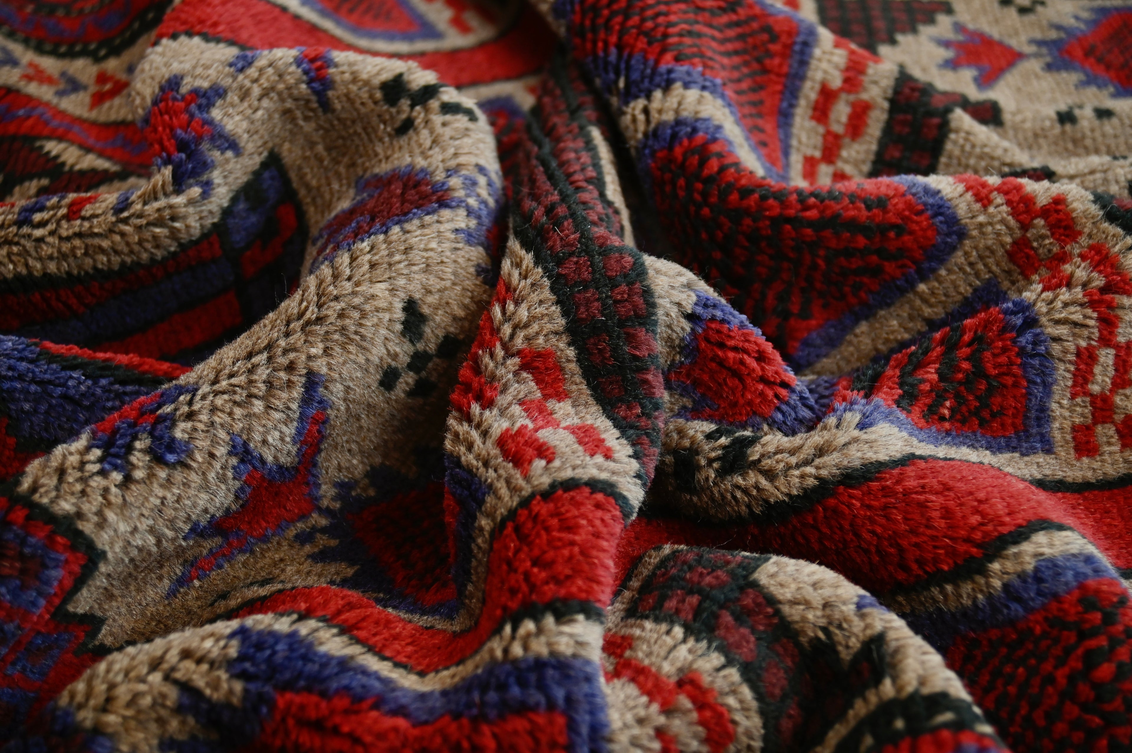 Baluch Mosque + Cypress Tree Prayer Rug | 2'10" x 4'4" | c. 1940s–1950s