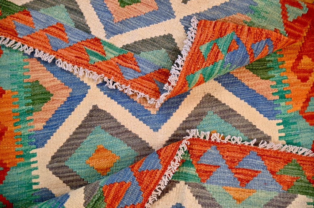 Vintage Flatweave Kilim | 3'10" x 2'9" | c. 1960s–1970s