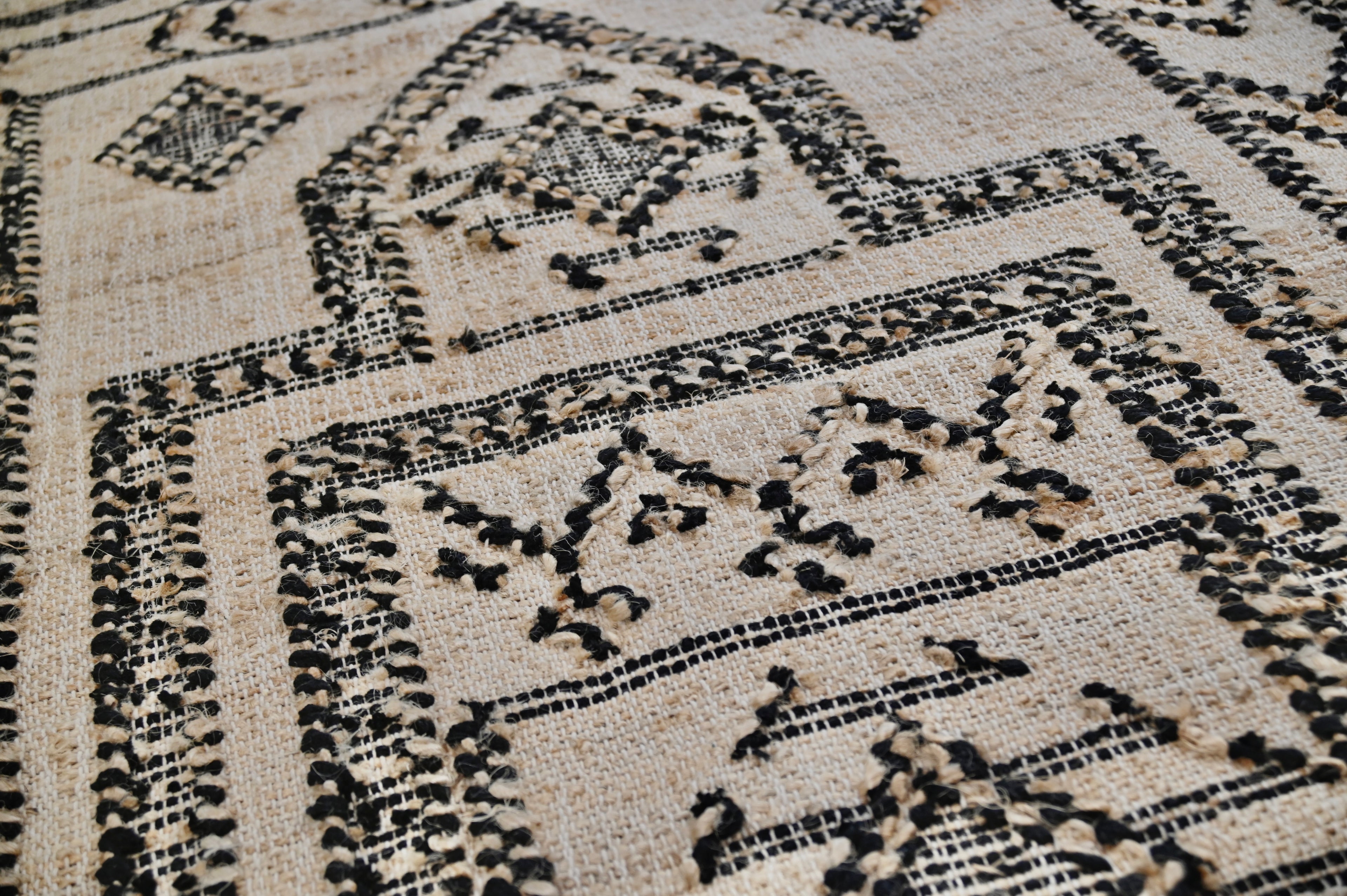 Primitive Tribal Jute Flatweave | 3'5" x 6'7" | c. 1950s–1970s