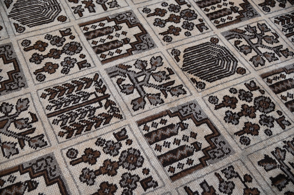 Baluch Tree Panel Rug | 3'3" × 3'8" | c. 1950s