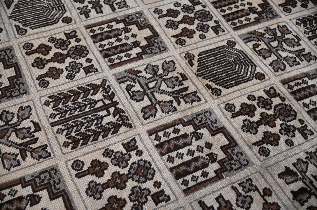 Baluch Tree Panel Rug | 3'3" × 3'8" | c. 1950s