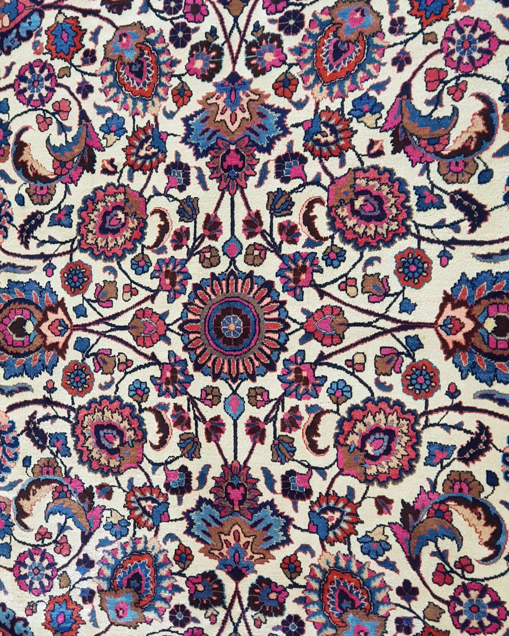 Antique Persian Mashad Rug | 7'10" x 11'2" | c. 1940s