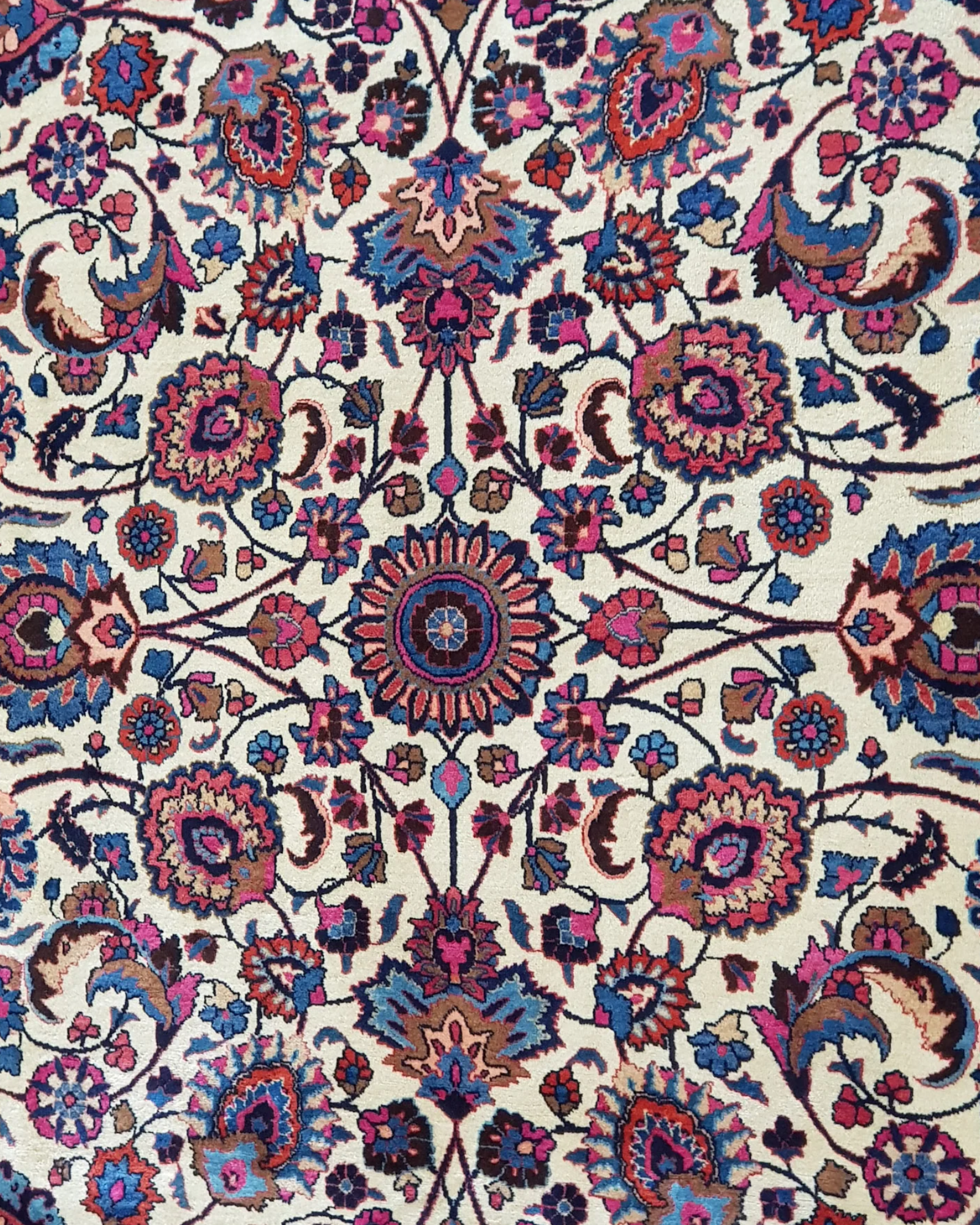 Antique Persian Mashad Rug | 7'10" x 11'2" | c. 1940s