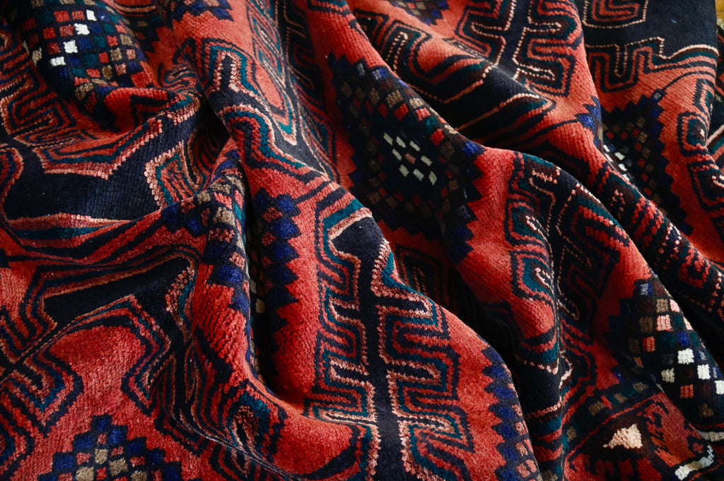 Antique Afshar Runner | 3'5" x 9'10" | c. 1920s–30s