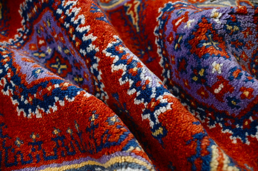 Persian Tribal Rug with Medallion Motif | 2' x 4' | c. 1960s