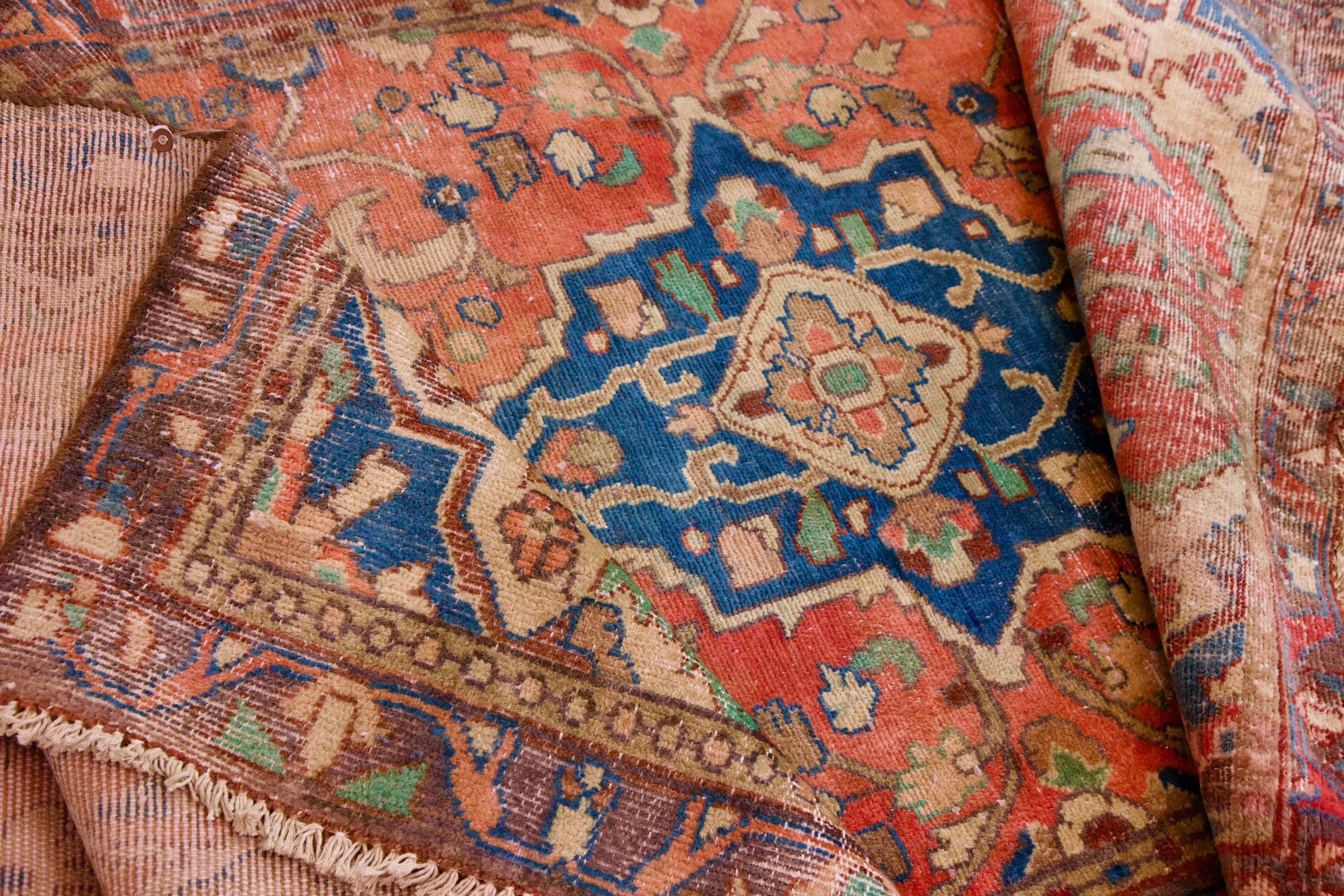 Antique Heriz Runner | 3'2" x 9'3" | c. 1880s