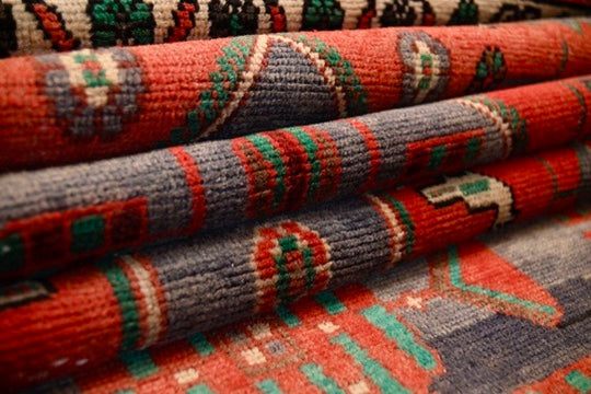 Pictorial Tribal Persian Rug | 4'7" x 9'5" | c. 1960s–1970s