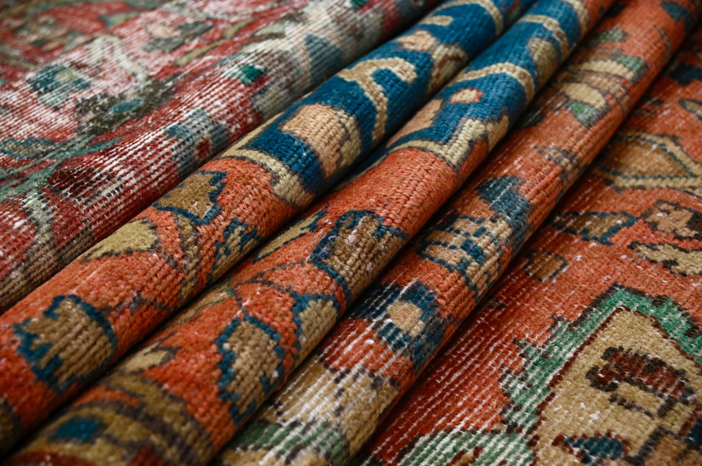 Antique Heriz Runner | 3'2" x 9'3" | c. 1880s