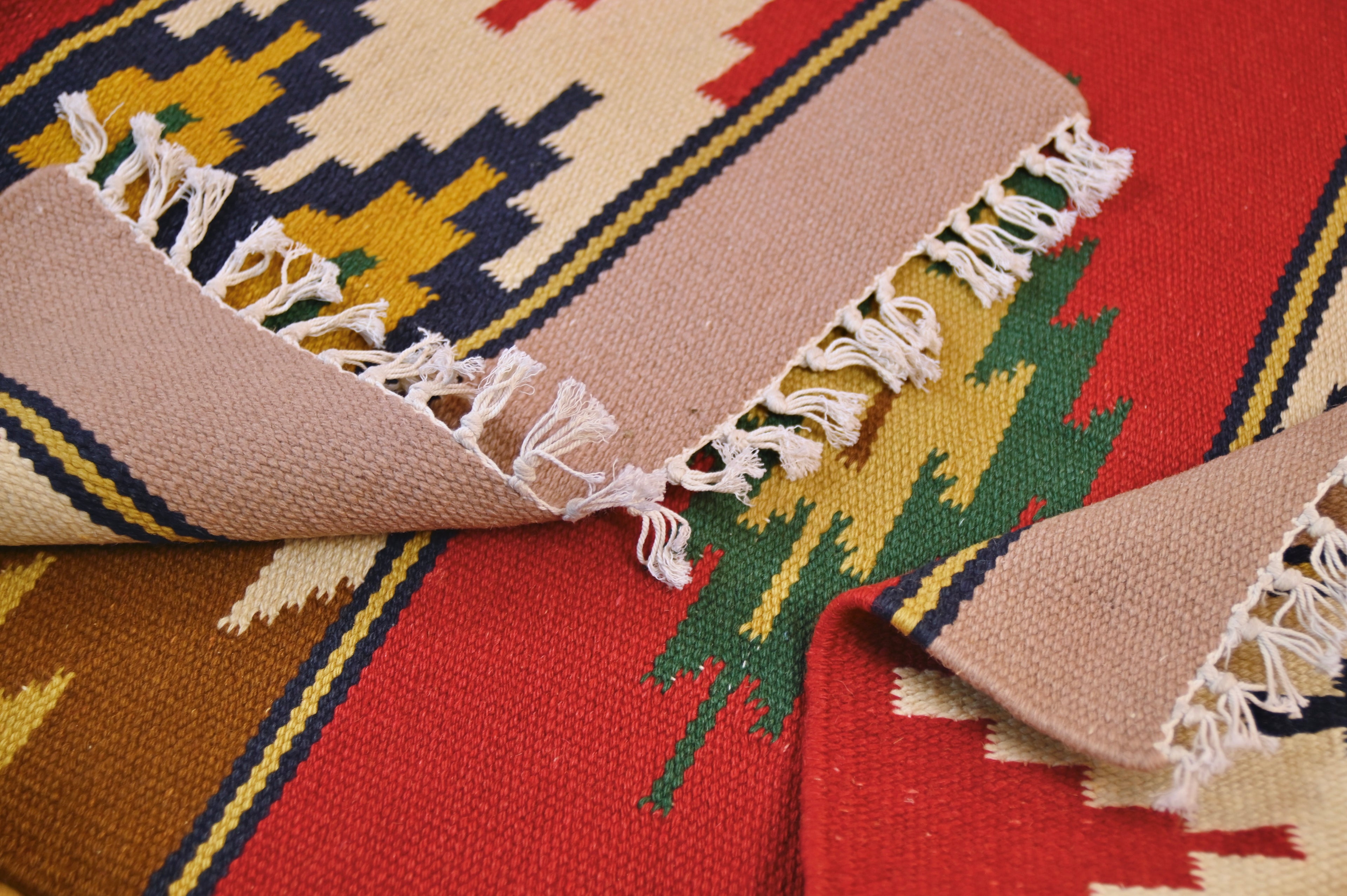 Anatolian Kilim Mini-Runner | 3'5" × 1'7" | c. 1970–90