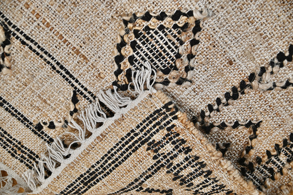 Primitive Tribal Jute Flatweave | 3'5" x 6'7" | c. 1950s–1970s