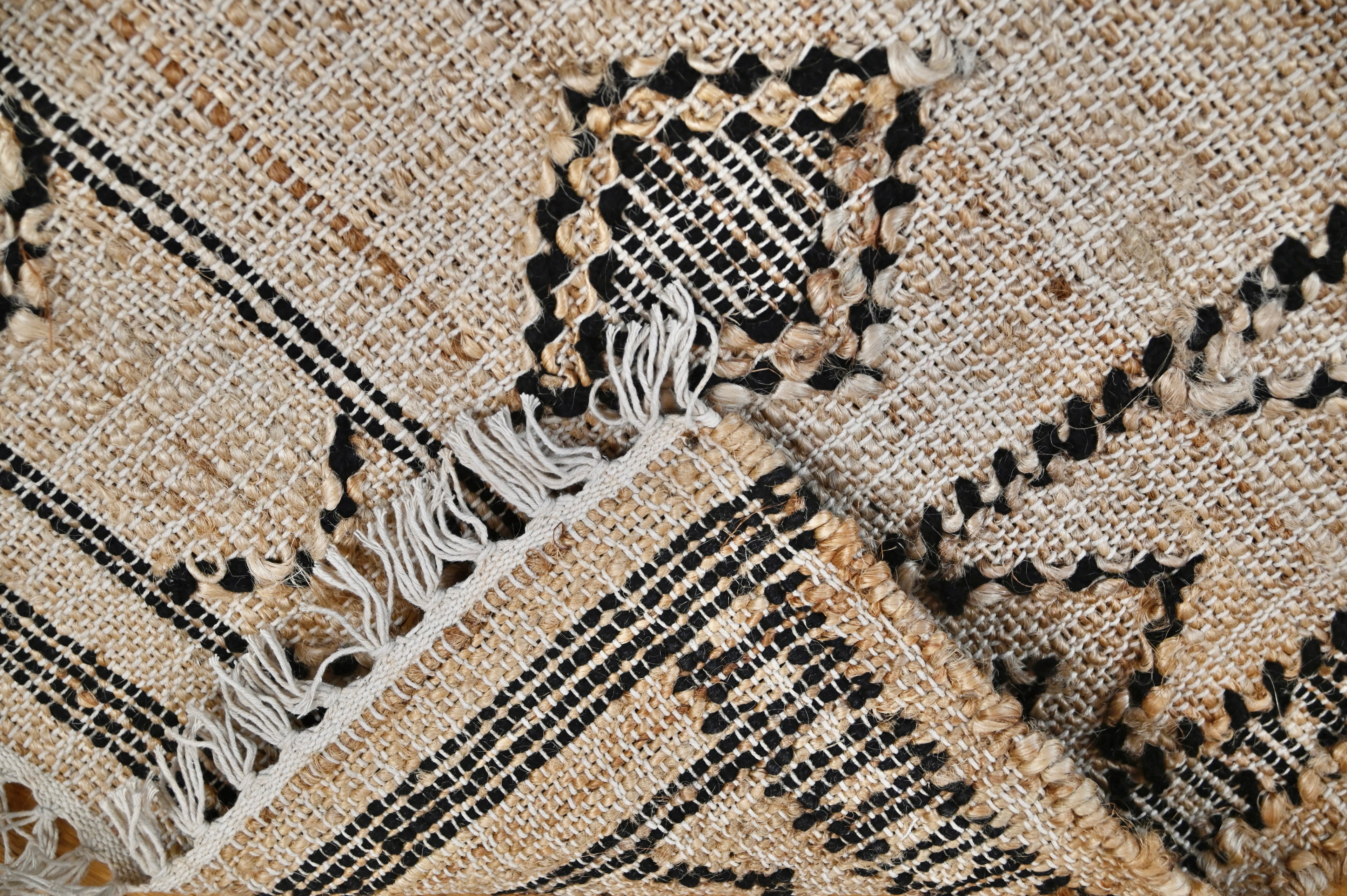 Primitive Tribal Jute Flatweave | 3'5" x 6'7" | c. 1950s–1970s