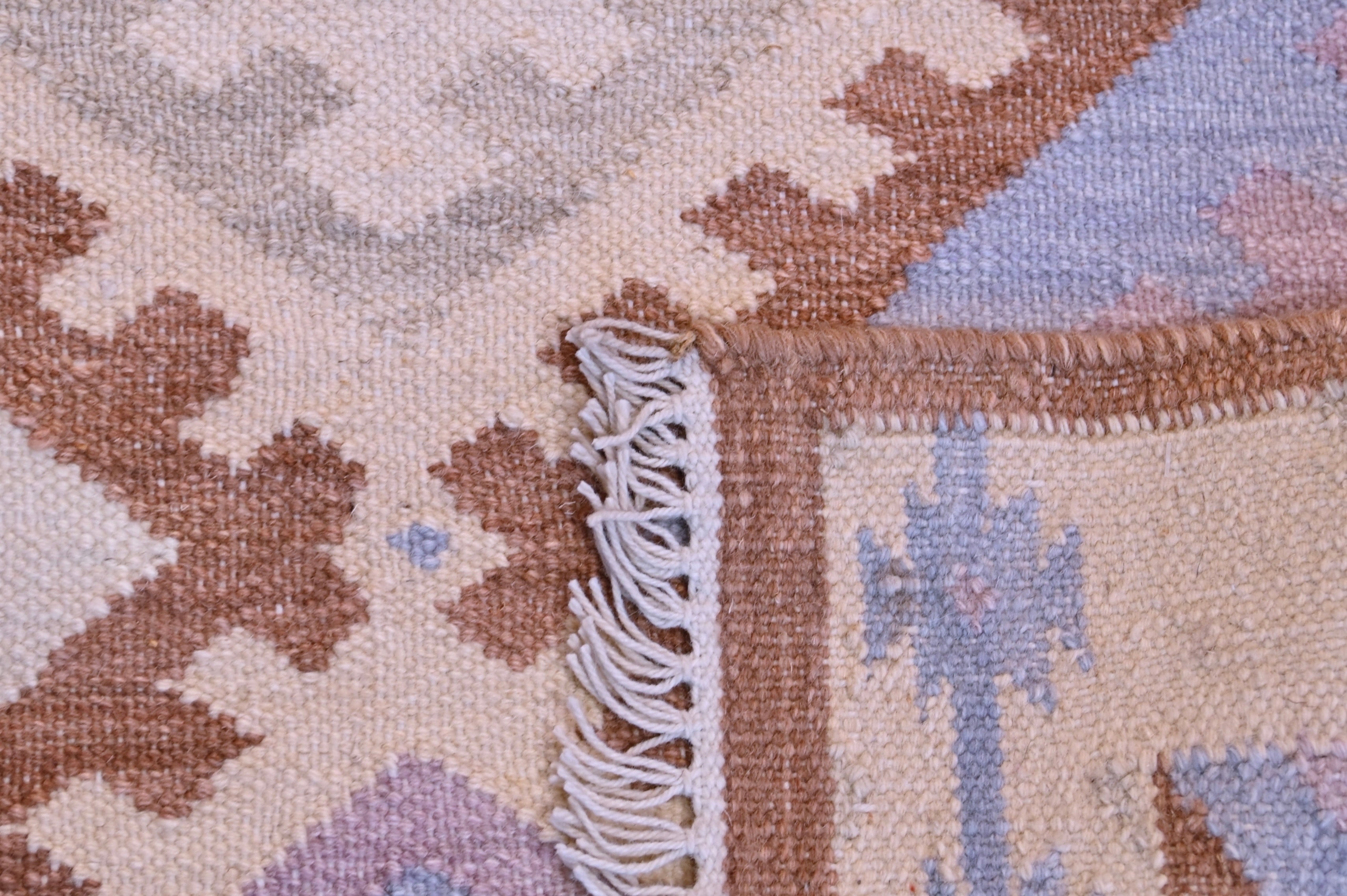 Turkish Pastel Kilim | 4′3″ × 7′0″ | c. 1950s–60s