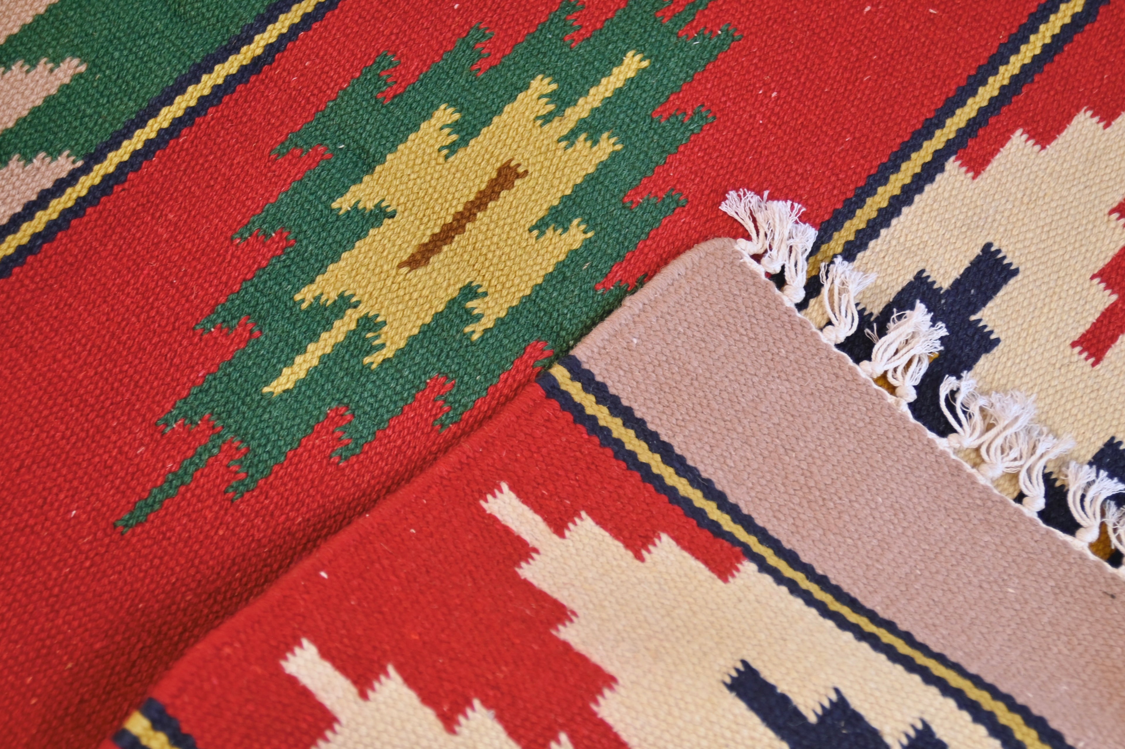 Anatolian Kilim Mini-Runner | 3'5" × 1'7" | c. 1970–90