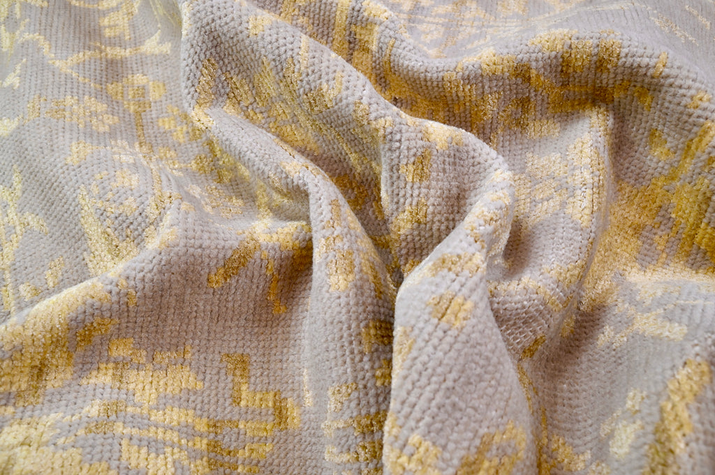 Luminous Wool & Silk Floral Rug | 3' x 5' | c. 2000s–2020s