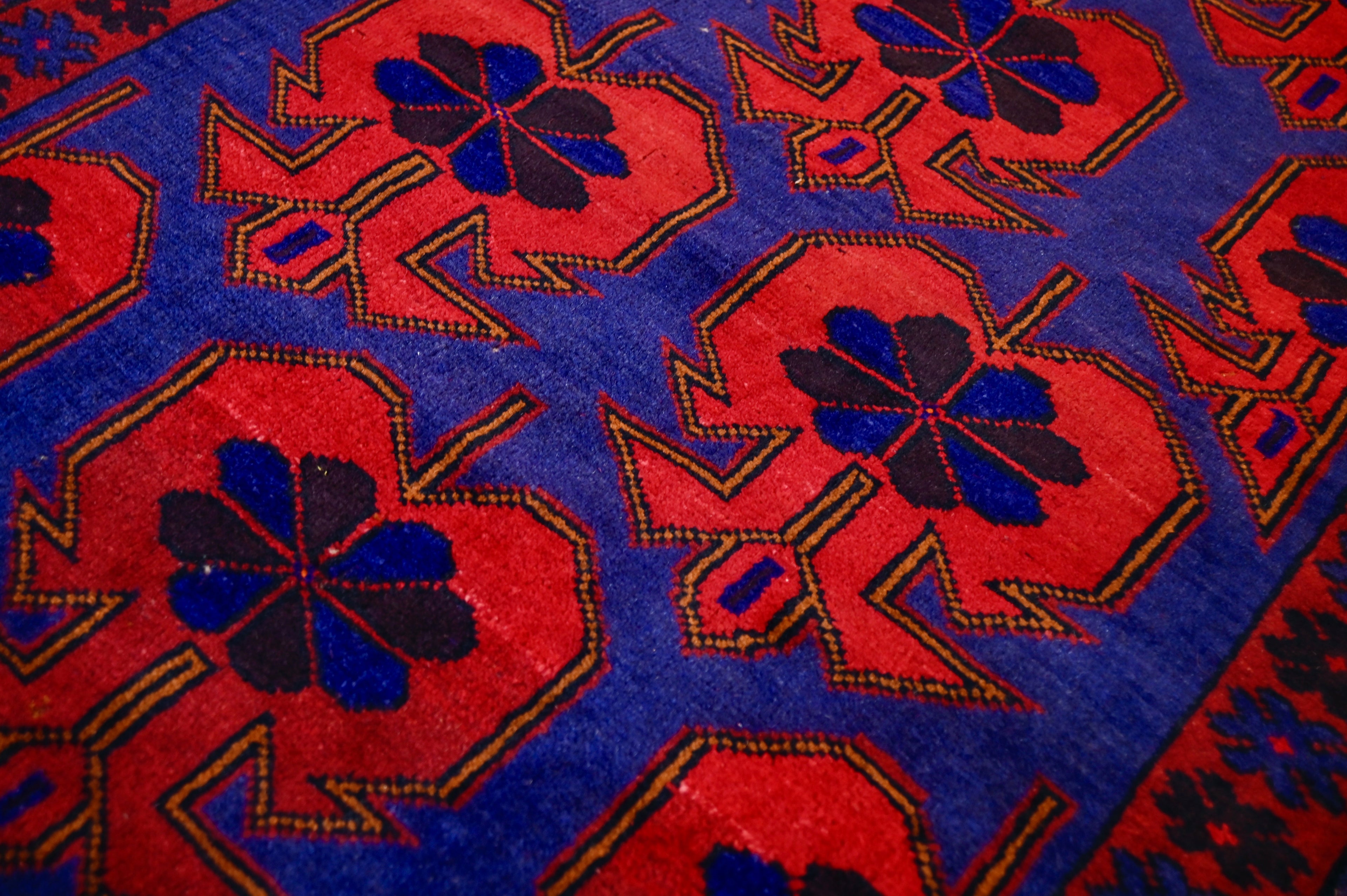Afghan Baluch Tribal Rug | 4'8" x 2'11" | c. 1970s