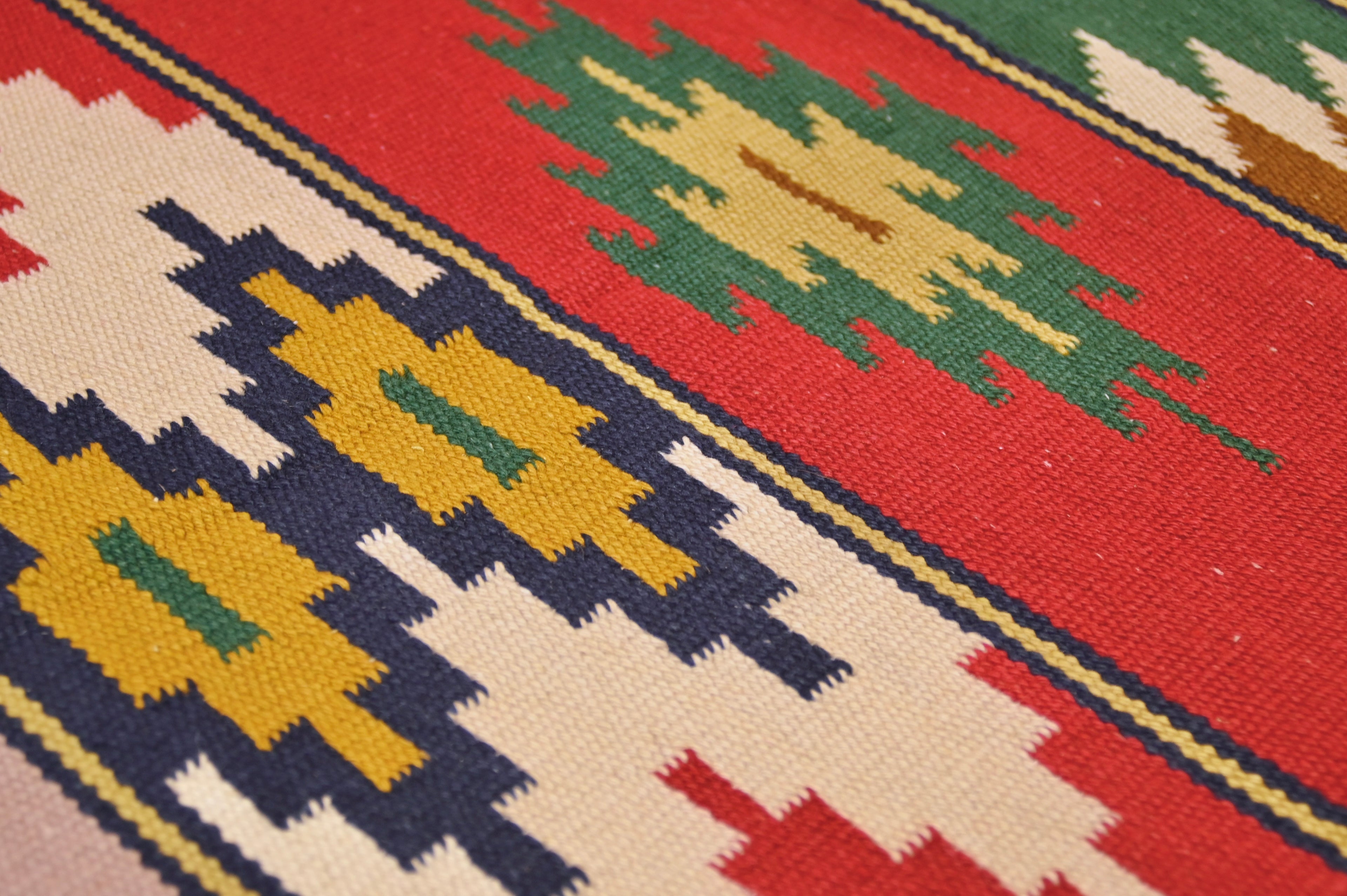 Anatolian Kilim Mini-Runner | 3'5" × 1'7" | c. 1970–90