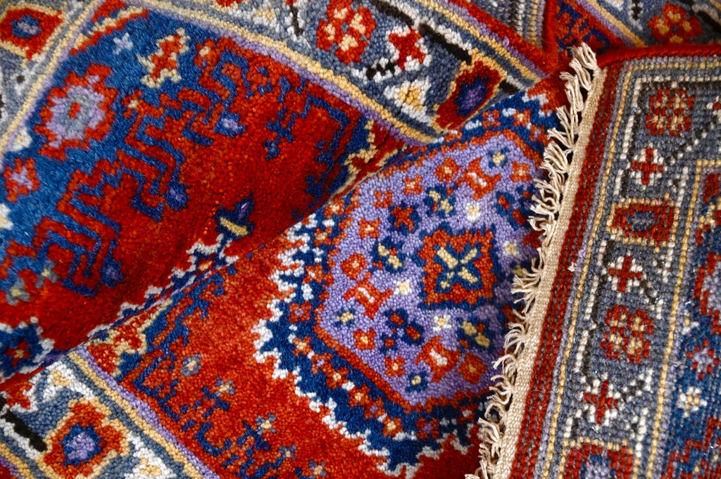 Persian Tribal Rug with Medallion Motif | 2' x 4' | c. 1960s