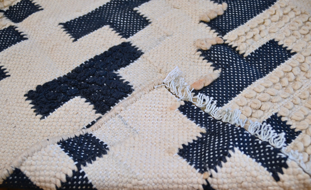 Nordic Dhurrie Rug | 3'6" x 2'1" | Contemporary