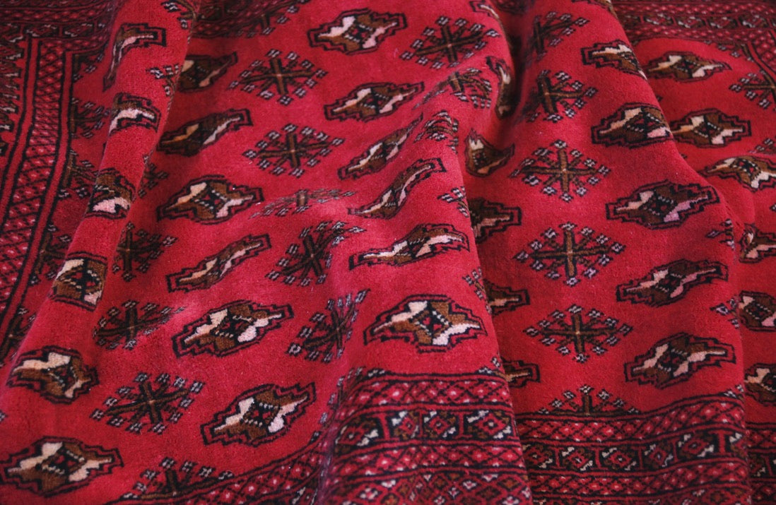 Bokhara – Turkaman Persian Rug | 1'11" × 3'11" | c. 1970s