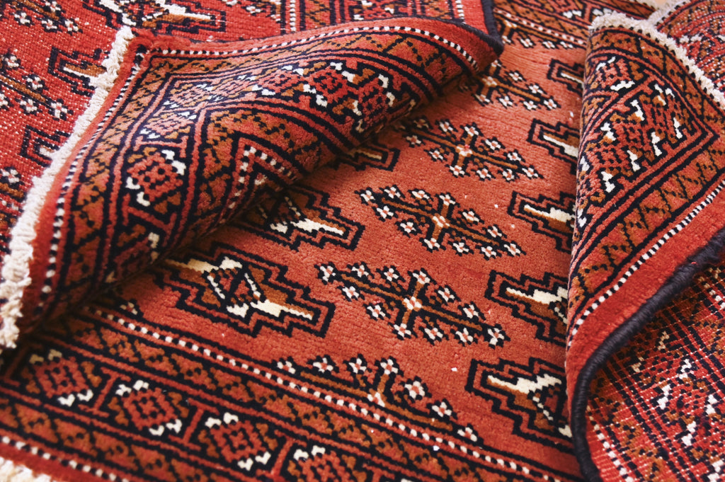 Turkaman Rug | 2'8" x 4' | c. 1970s