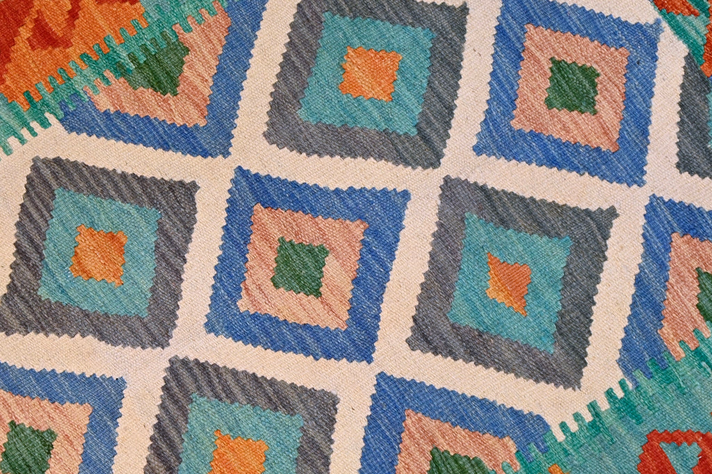Vintage Flatweave Kilim | 3'10" x 2'9" | c. 1960s–1970s