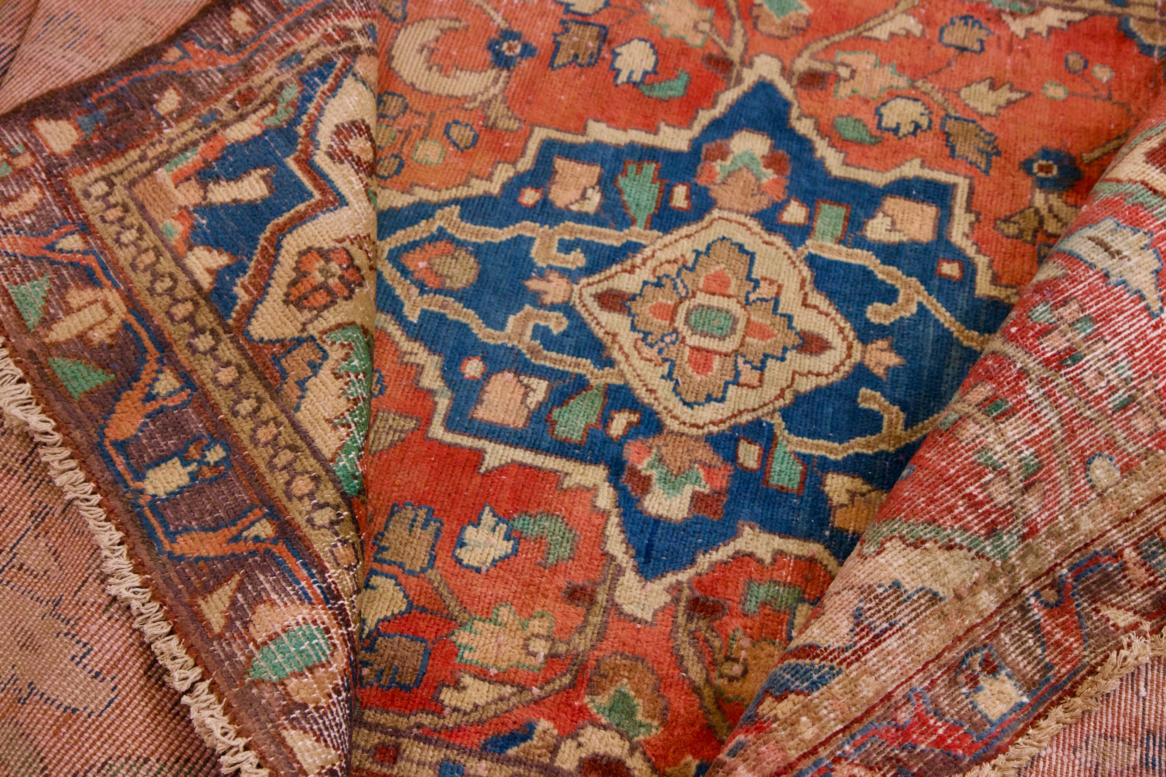 Antique Heriz Runner | 3'2" x 9'3" | c. 1880s