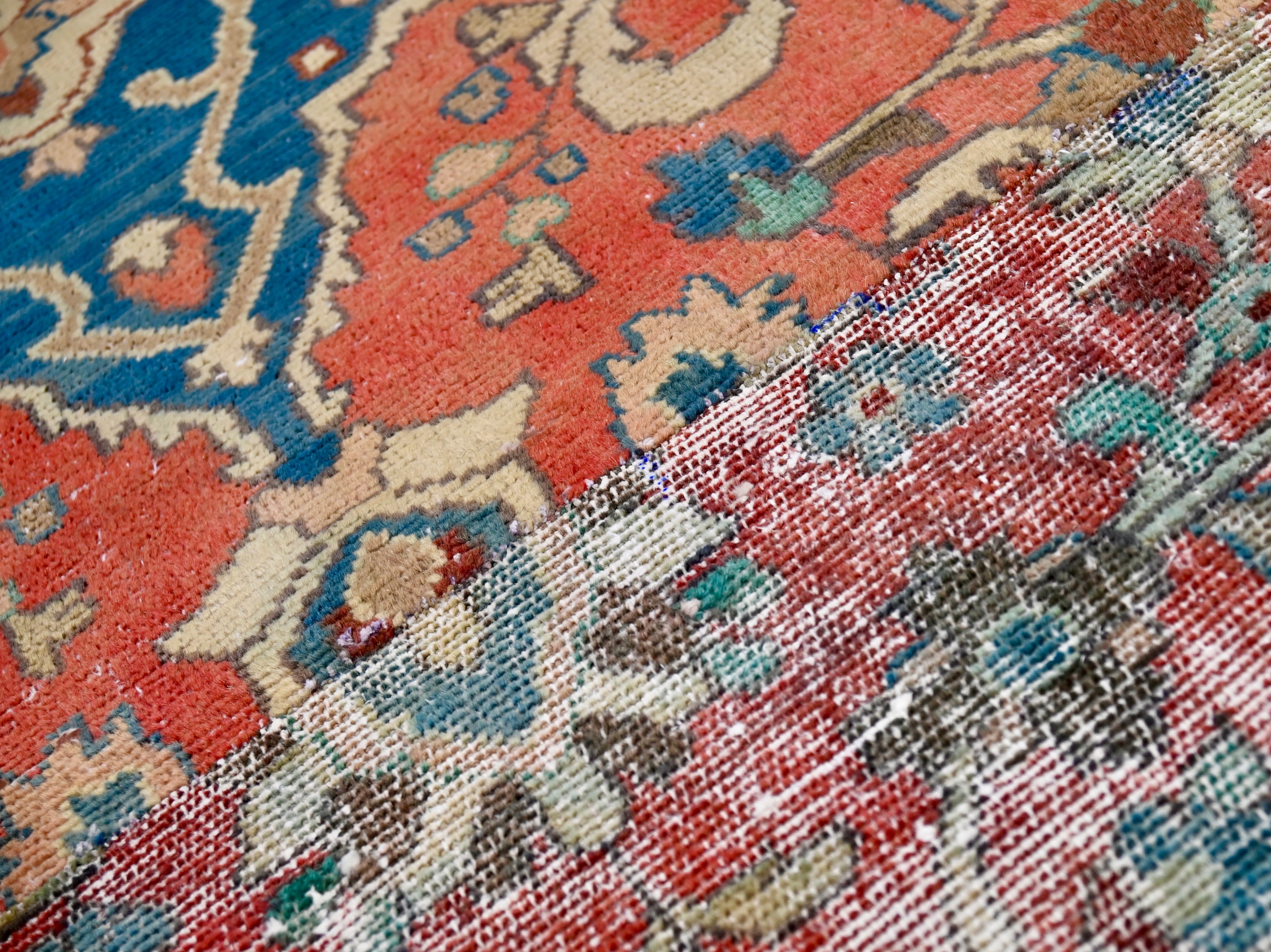 Antique Heriz Runner | 3'2" x 9'3" | c. 1880s