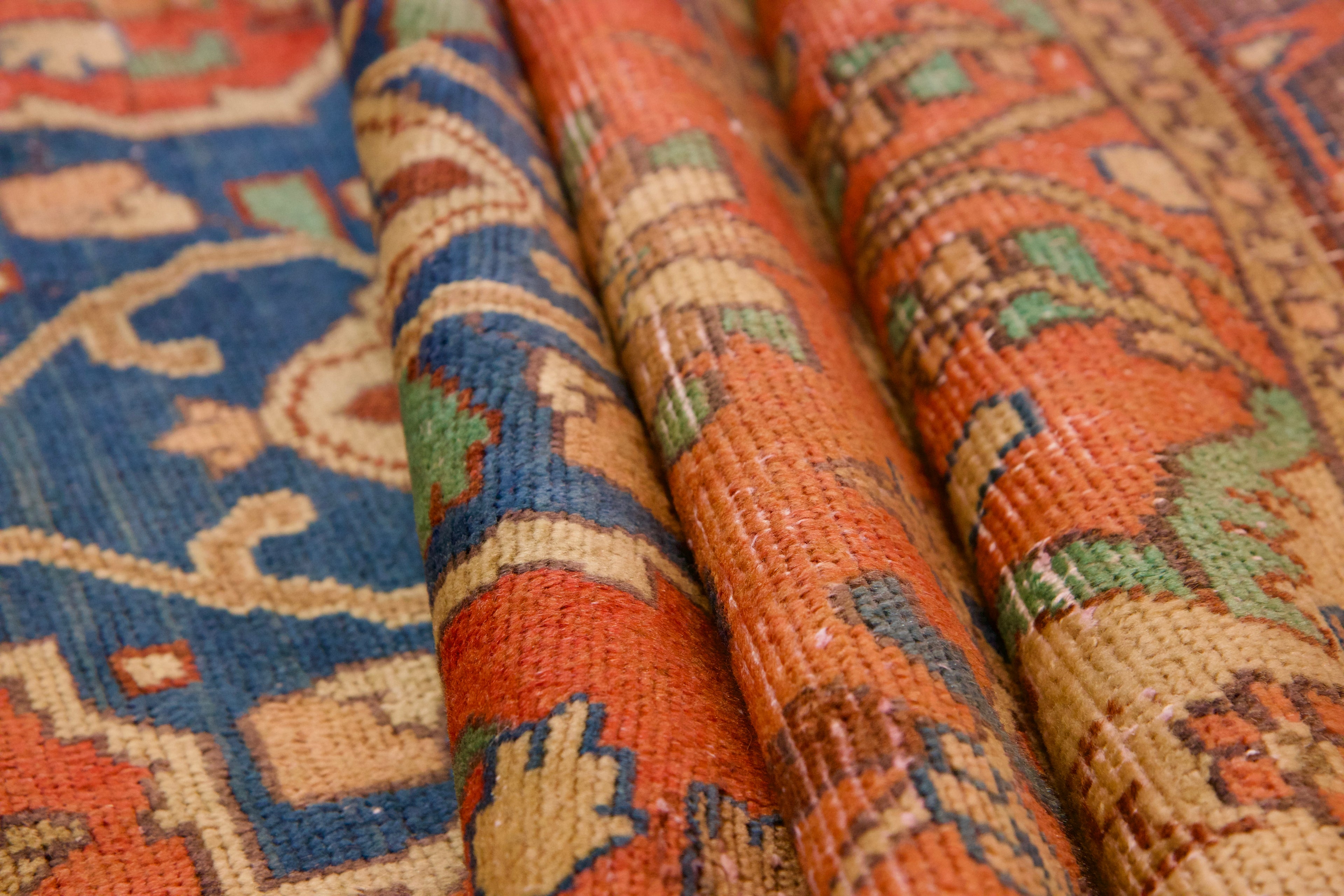 Antique Heriz Runner | 3'2" x 9'3" | c. 1880s