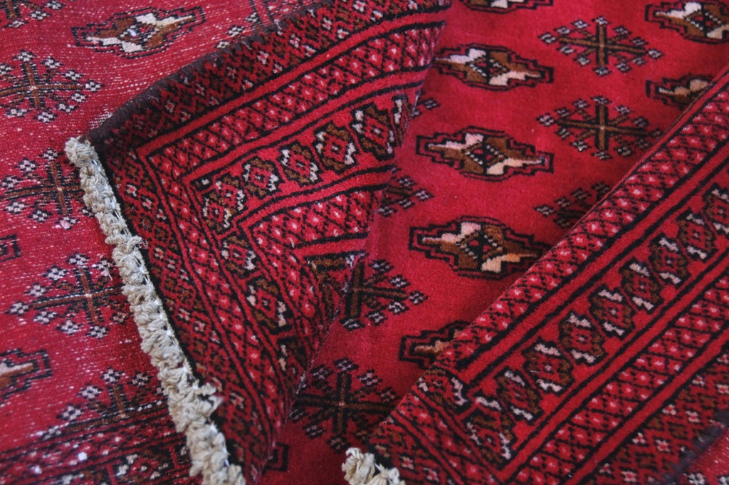 Bokhara – Turkaman Persian Rug | 1'11" × 3'11" | c. 1970s