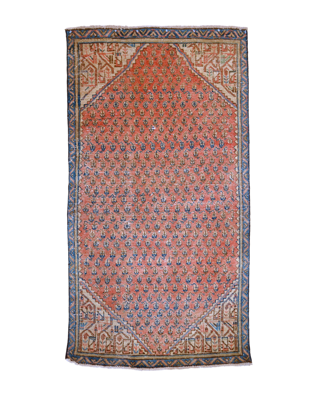 Antique Persian Boteh Rug | 3'2" x 5'10" | c. 1870s–1890s