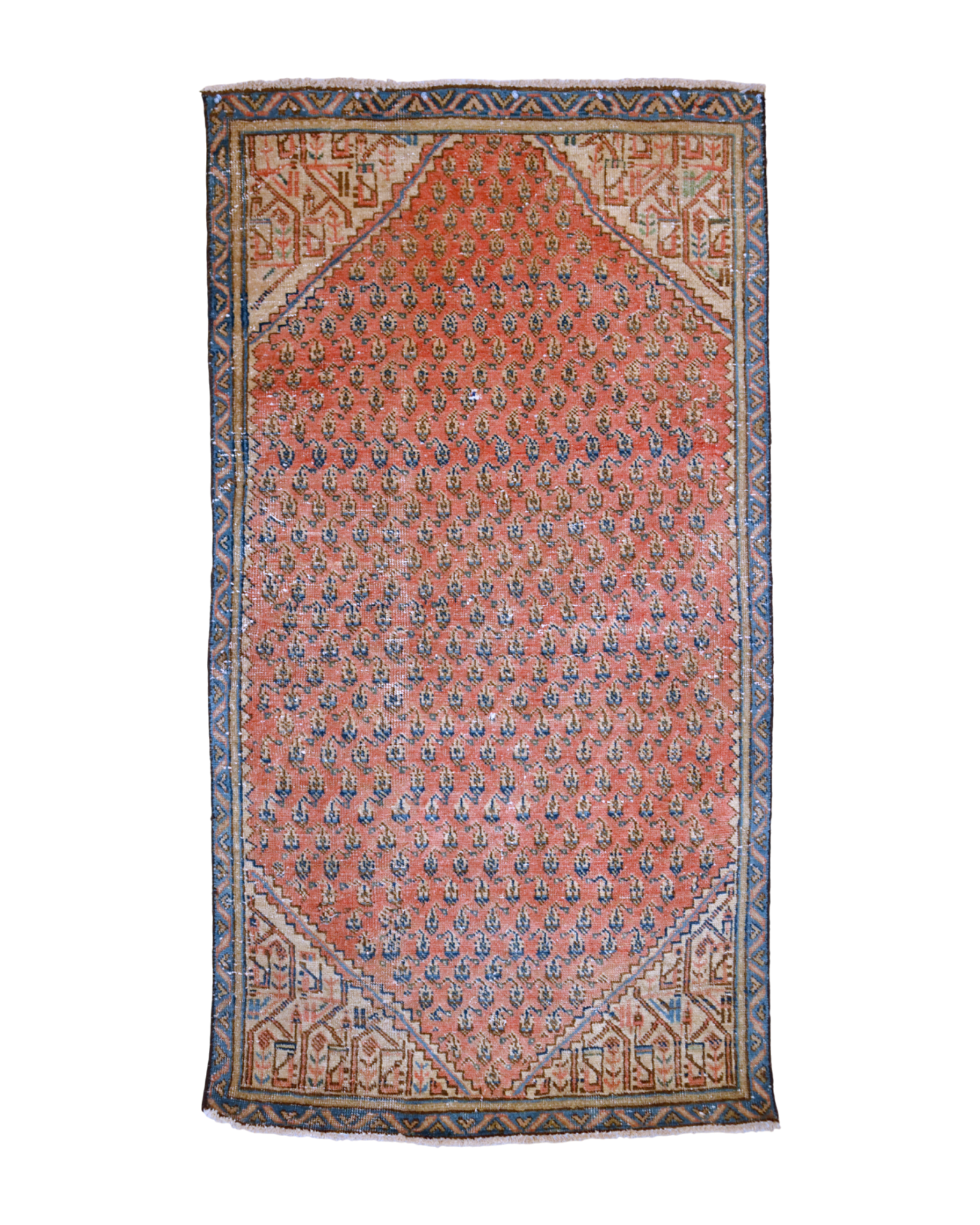 Antique Persian Boteh Rug | 3'2" x 5'10" | c. 1870s–1890s