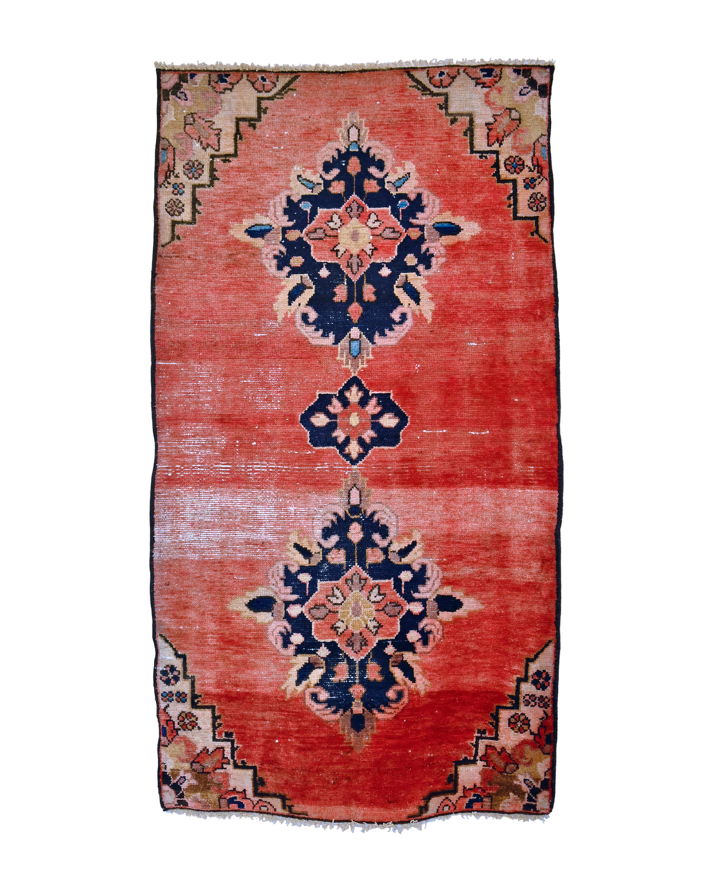 Persian Tribal Medallion Rug | 3' x 5'5" | c. 1880s–1900s