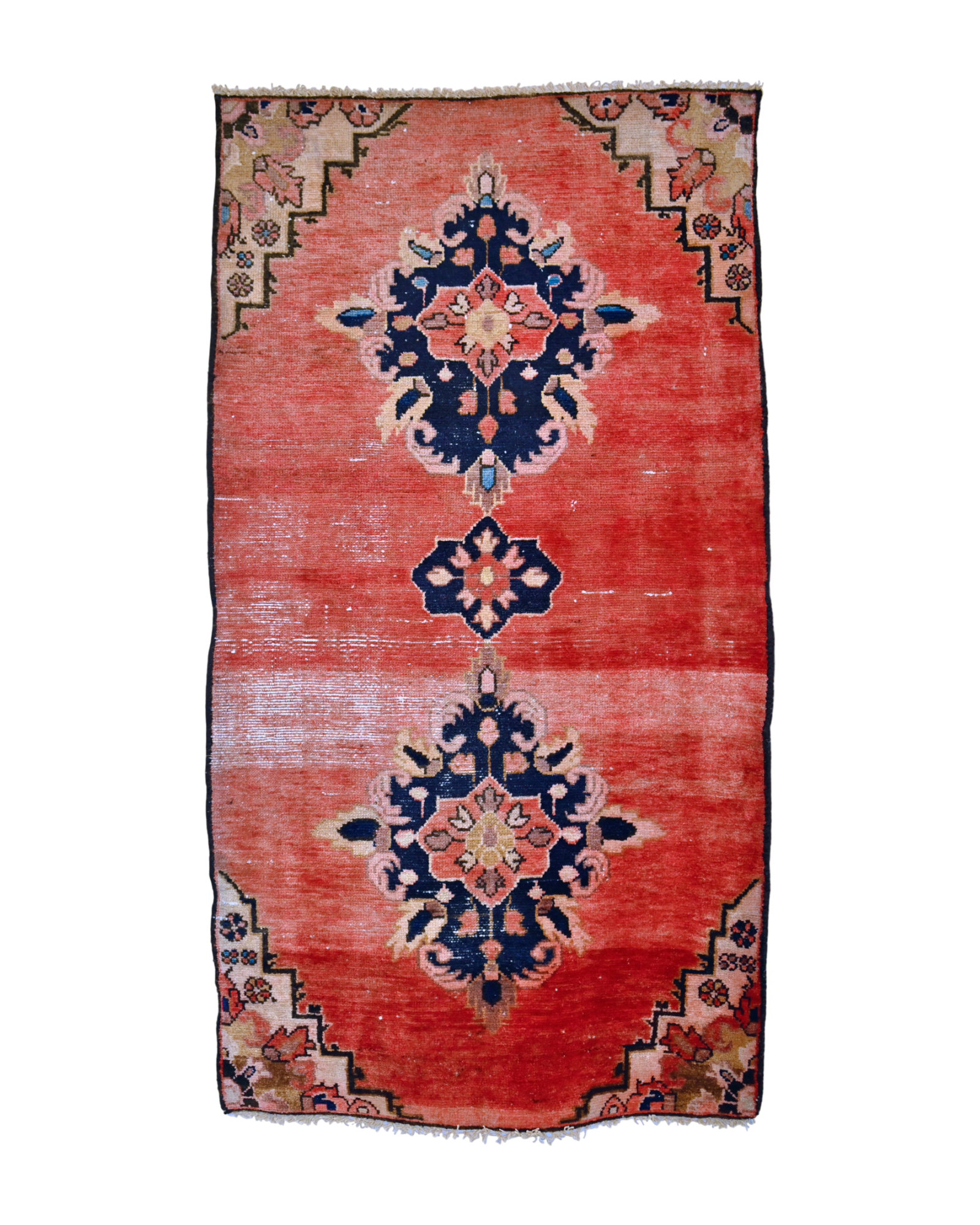 Persian Tribal Medallion Rug | 3' x 5'5" | c. 1880s–1900s
