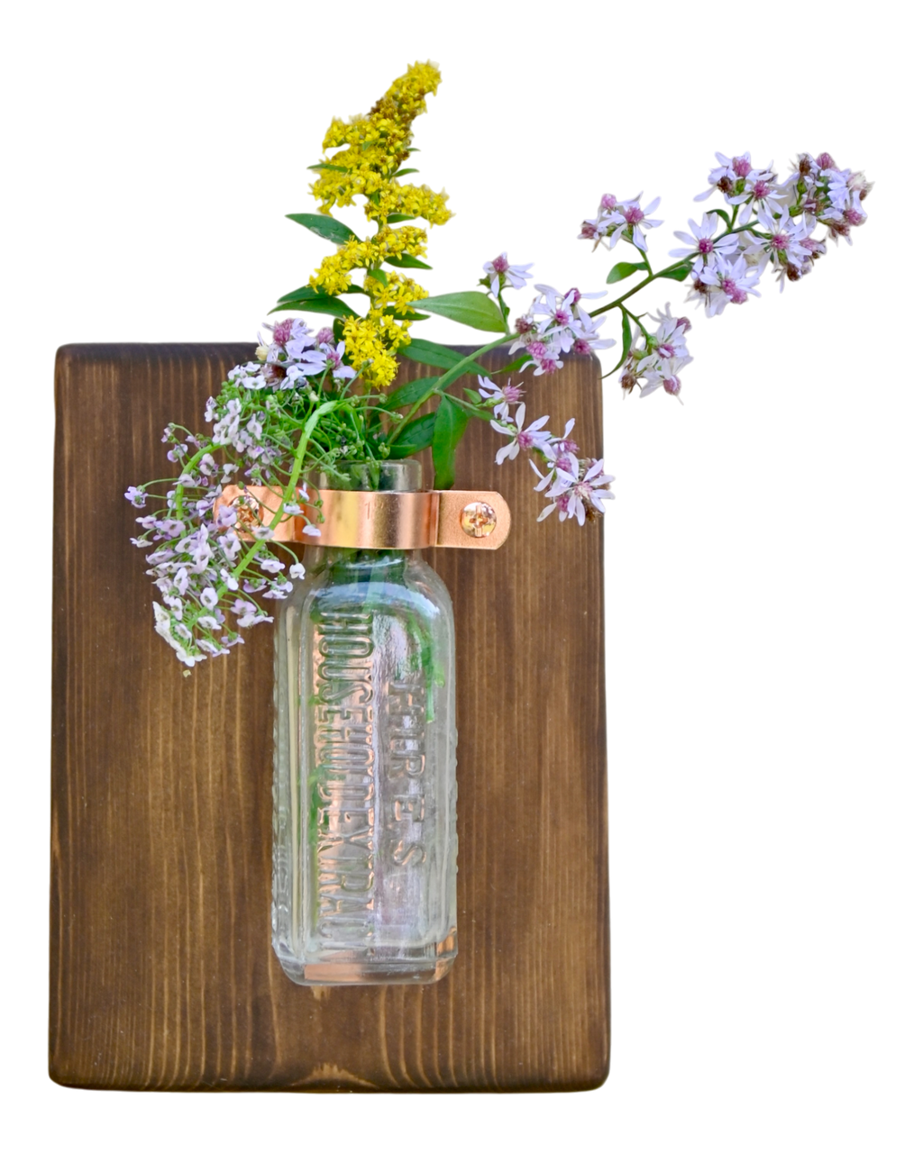 Hires Household Extract Bottle Wall Vase | 7.25" x 5.5" | c. Early 1900s