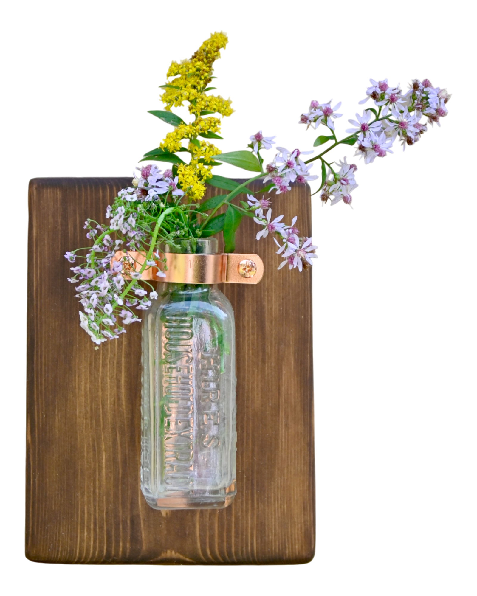 Hires Household Extract Bottle Wall Vase | 7.25" x 5.5" | c. Early 1900s