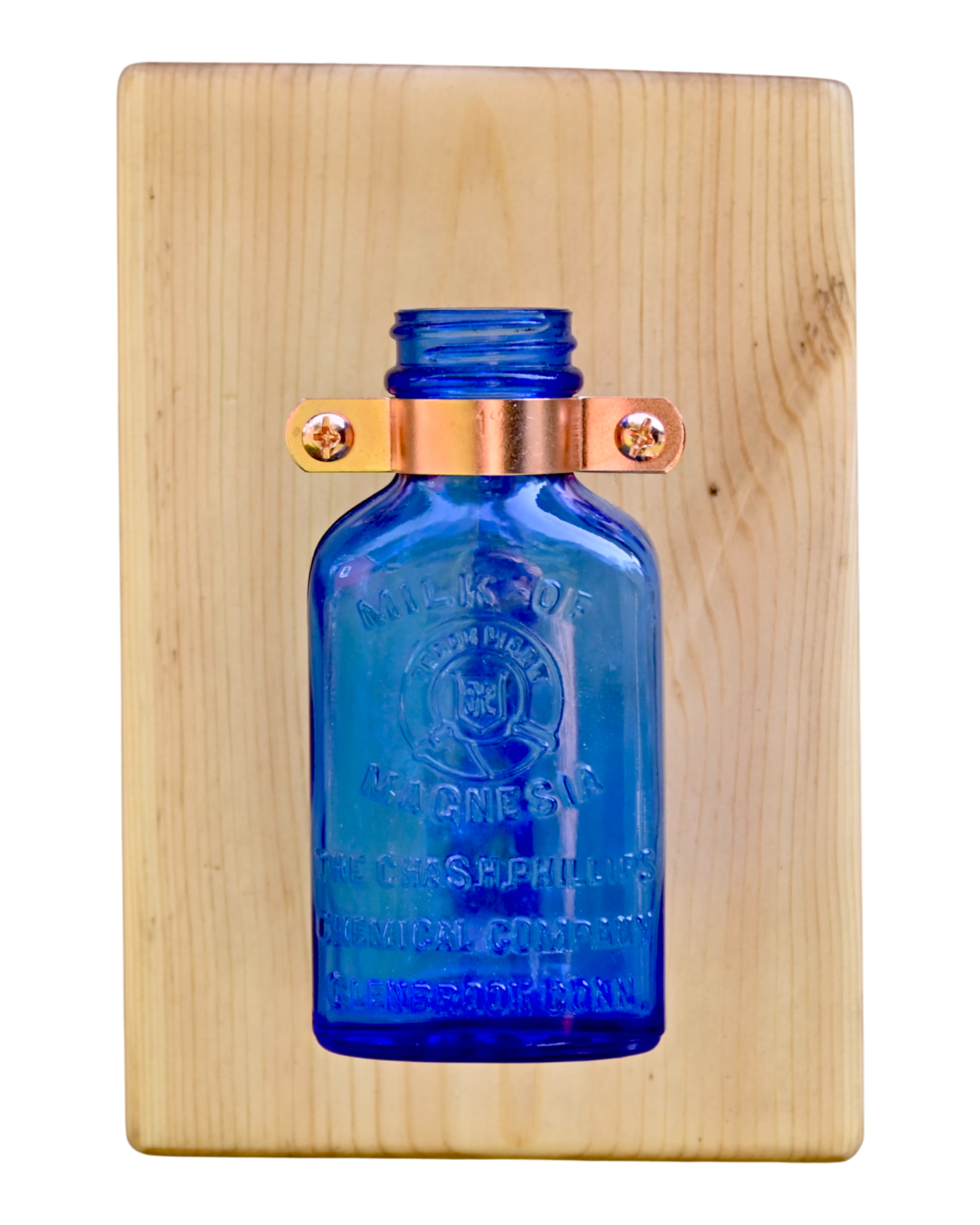 Phillips’ Milk of Magnesia Wall Vase | 8” x 5.5” | c. 1930s–1950s