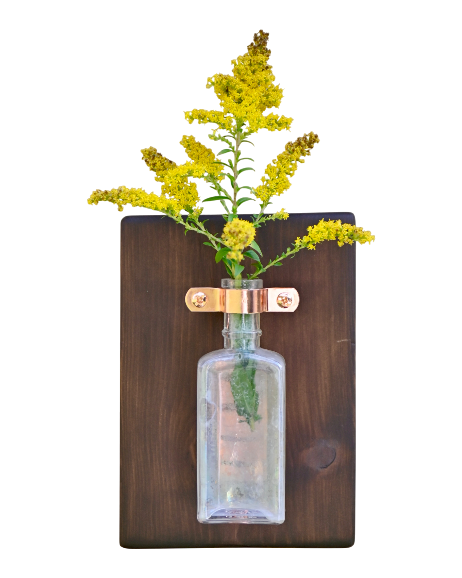 Iridescent Apothecary Wall Vase | 8” x 5.5” | c. 1890s–1920s