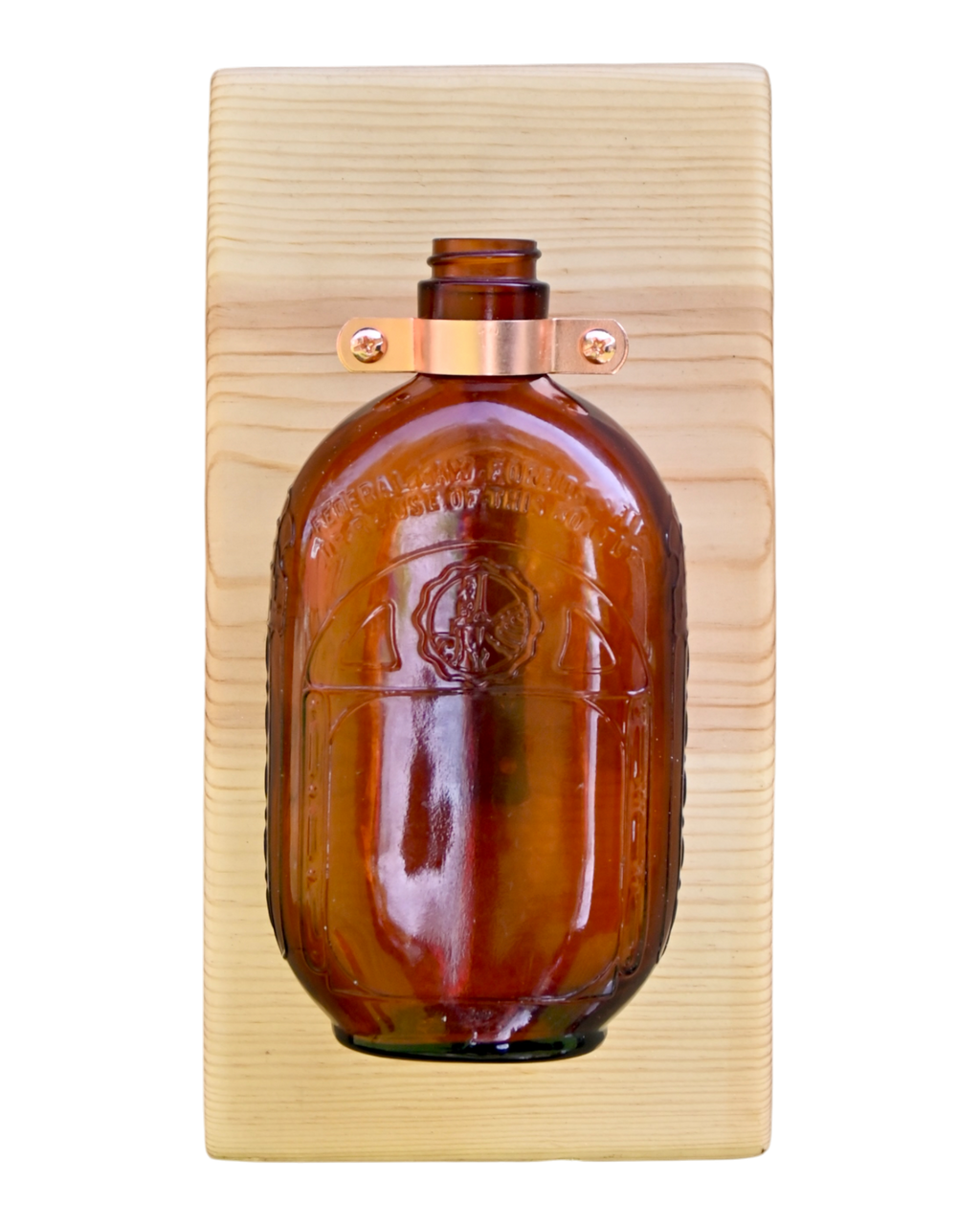 Federal Law Forbids Reuse Wall Vase | 11.25” x 6” | c. 1930s–40s