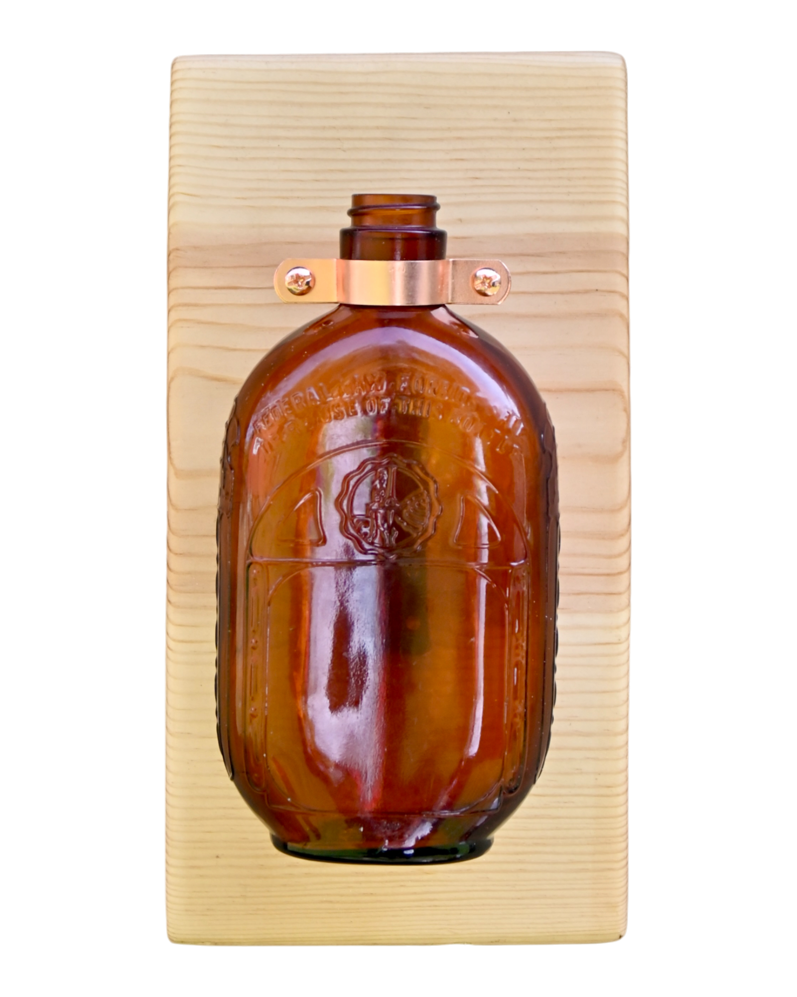 Federal Law Forbids Reuse Wall Vase | 11.25” x 6” | c. 1930s–40s