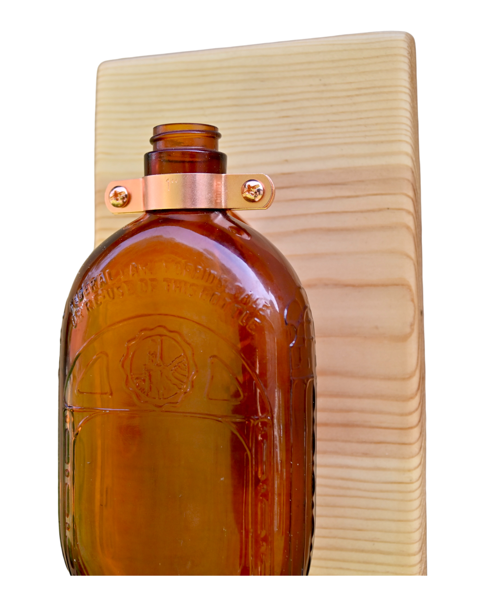 Federal Law Forbids Reuse Wall Vase | 11.25” x 6” | c. 1930s–40s