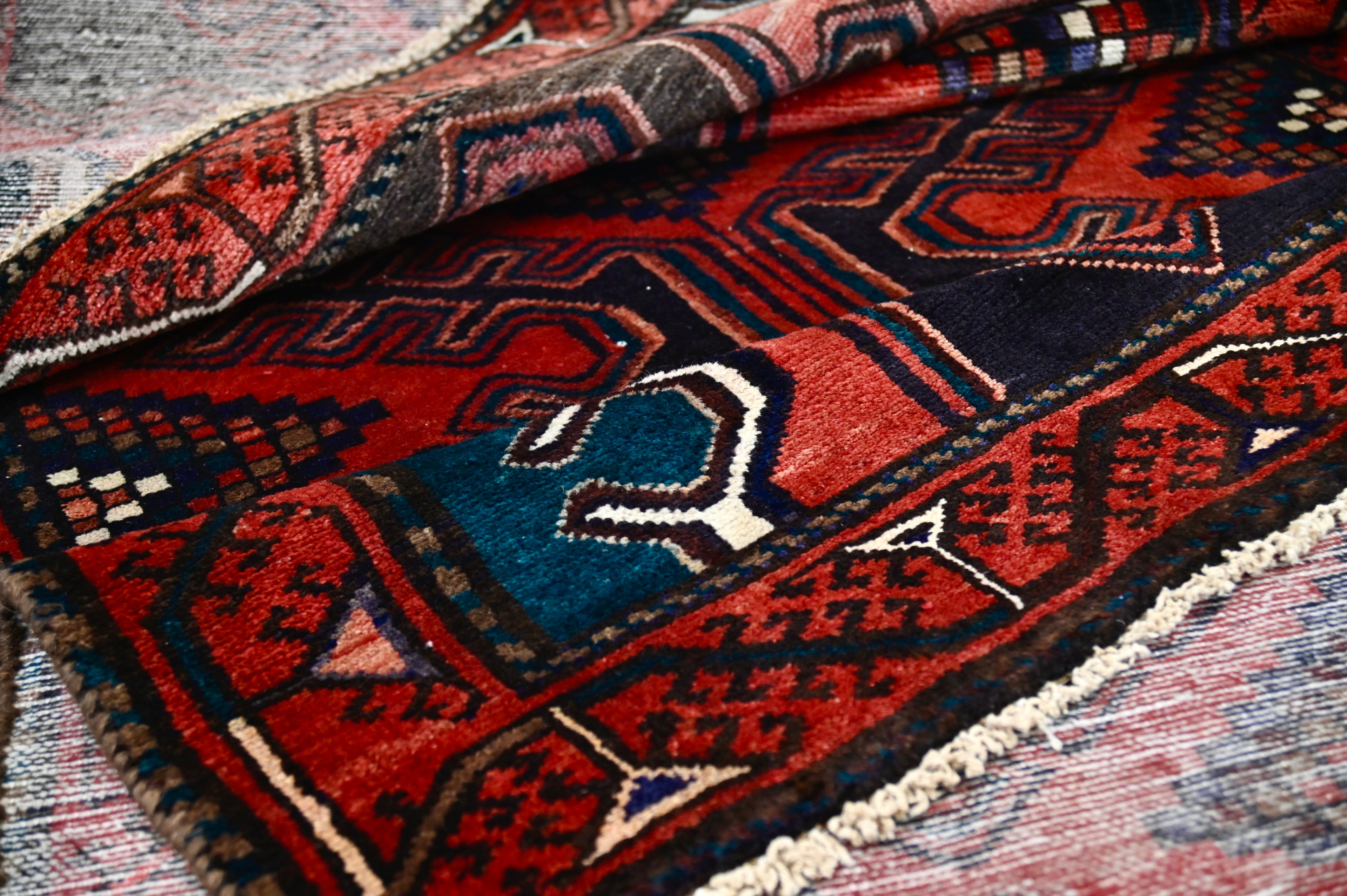 Antique Afshar Runner | 3'5" x 9'10" | c. 1920s–30s